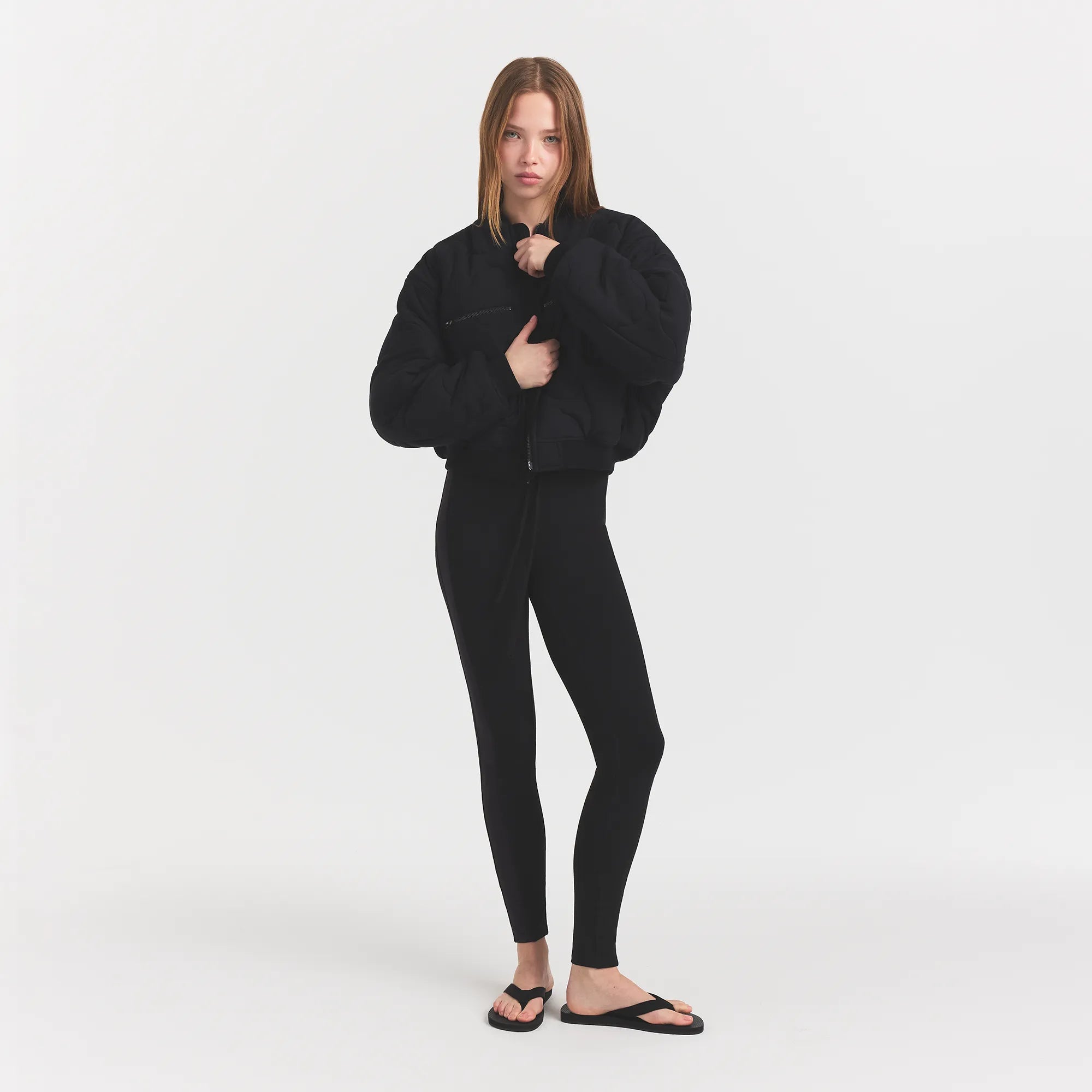 NEOPRENE OUTERWEAR REVERSIBLE BOMBER JACKET | OBSIDIAN - Image 6