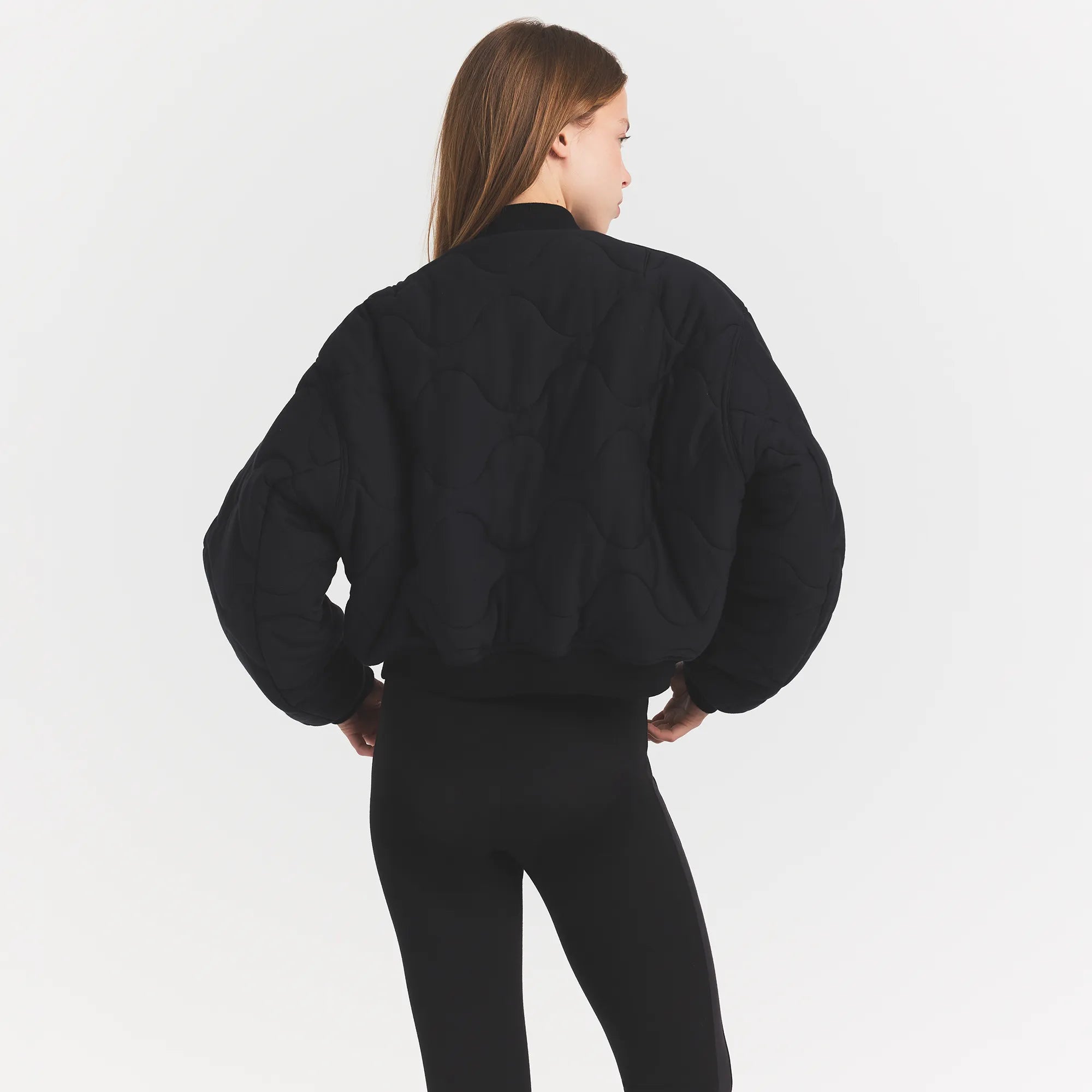 NEOPRENE OUTERWEAR REVERSIBLE BOMBER JACKET | OBSIDIAN - Image 5