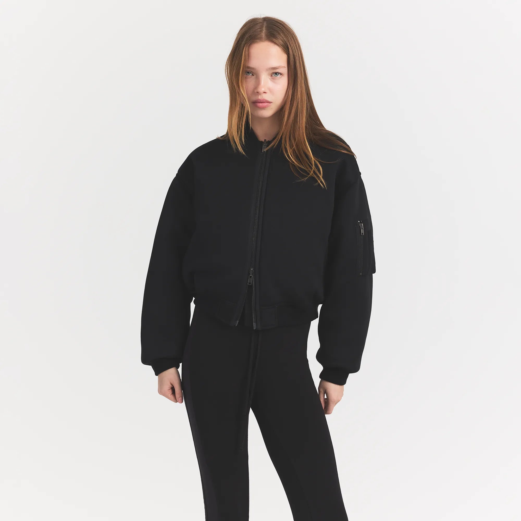 NEOPRENE OUTERWEAR REVERSIBLE BOMBER JACKET | OBSIDIAN - Image 3