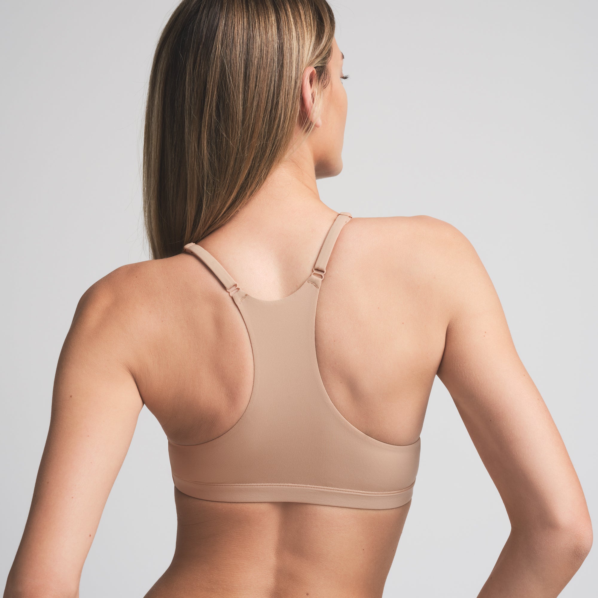 FITS EVERYBODY RACERBACK TRIANGLE BRALETTE | CLAY - Image 3
