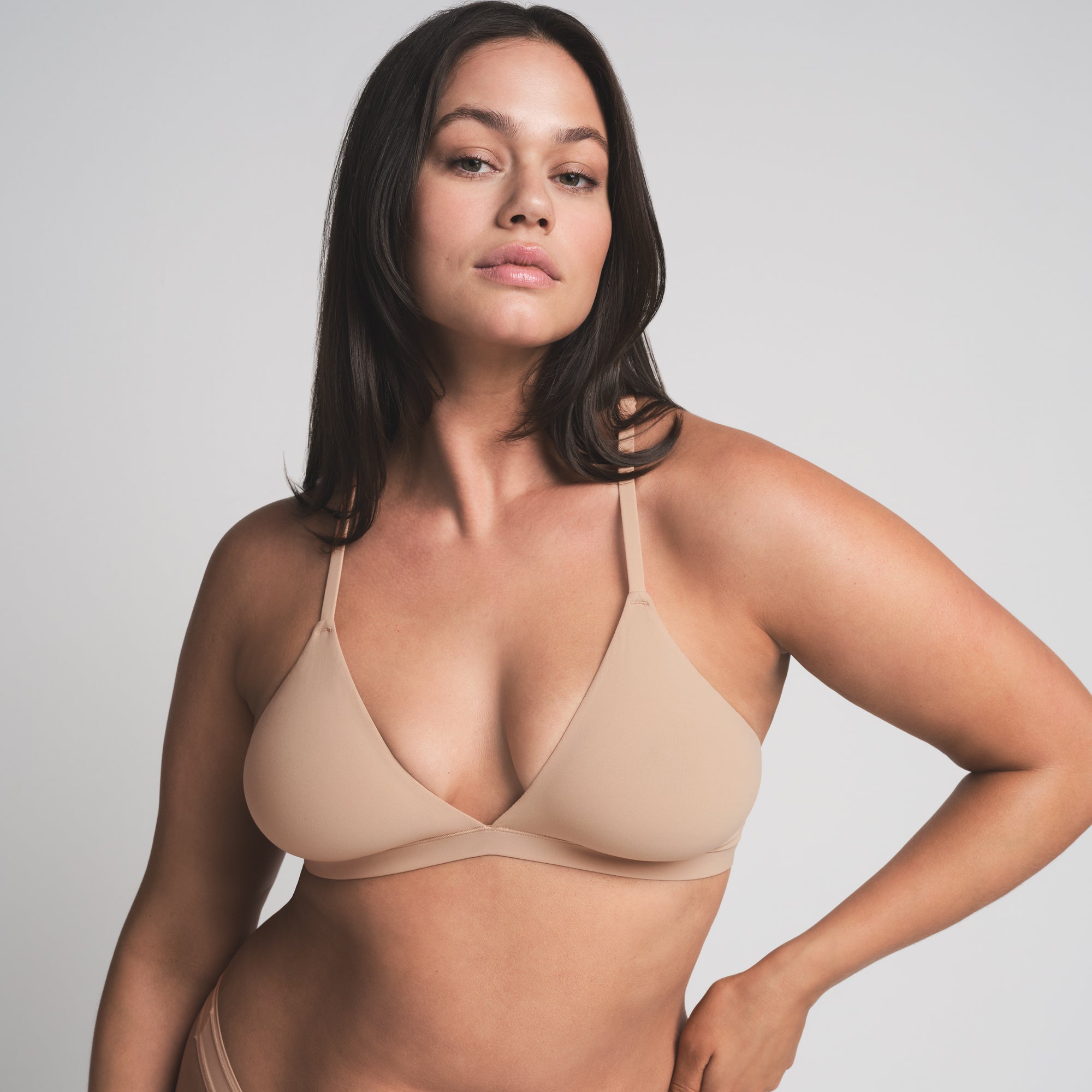 FITS EVERYBODY RACERBACK TRIANGLE BRALETTE | CLAY - Image 6
