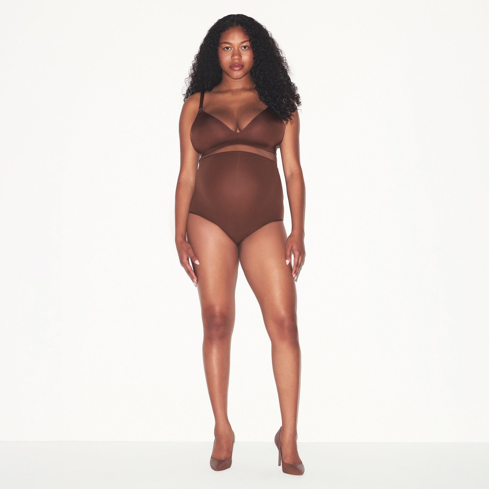 WIRELESS FORM MATERNITY NURSING BRA | COCOA - Image 6