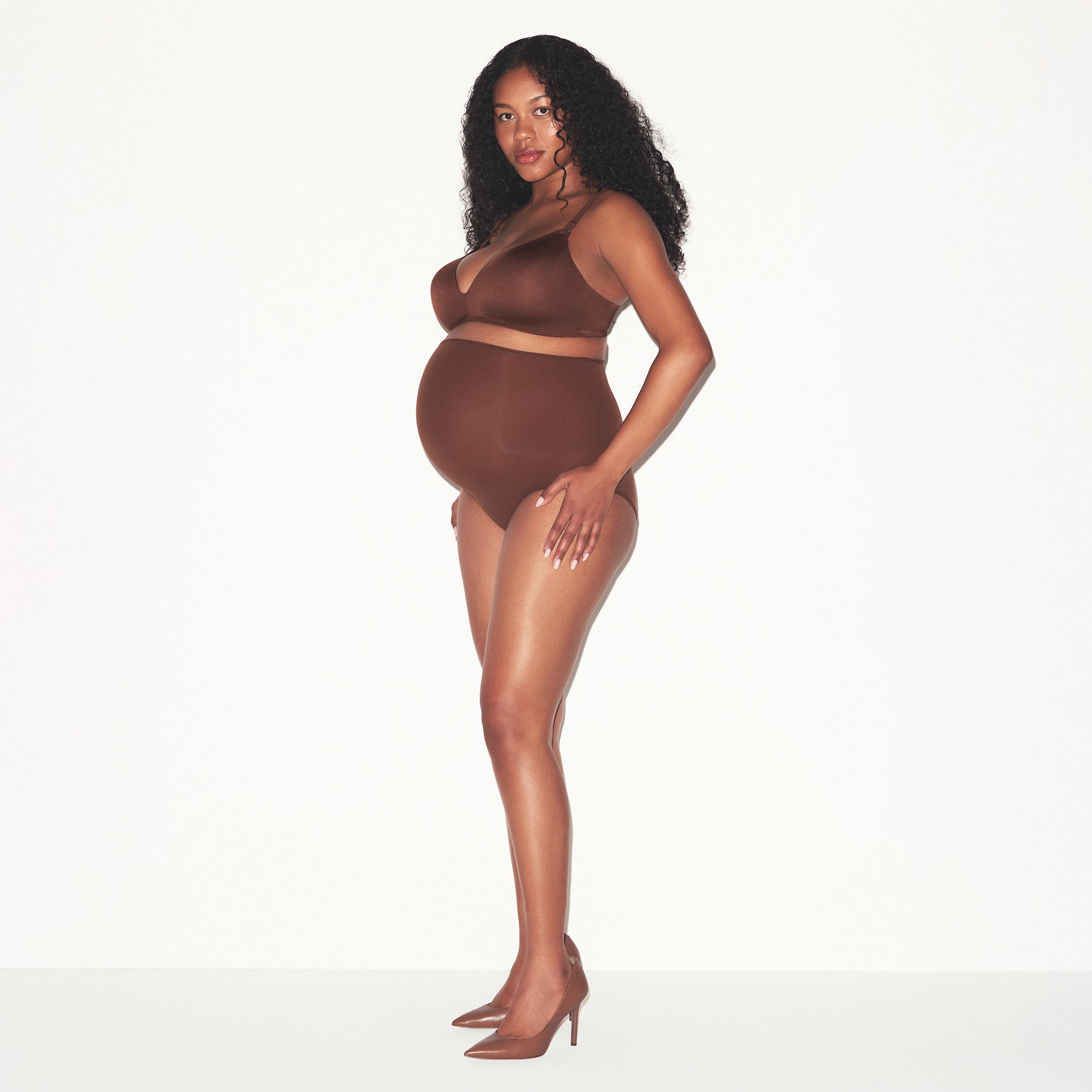WIRELESS FORM MATERNITY NURSING BRA | COCOA - Image 2