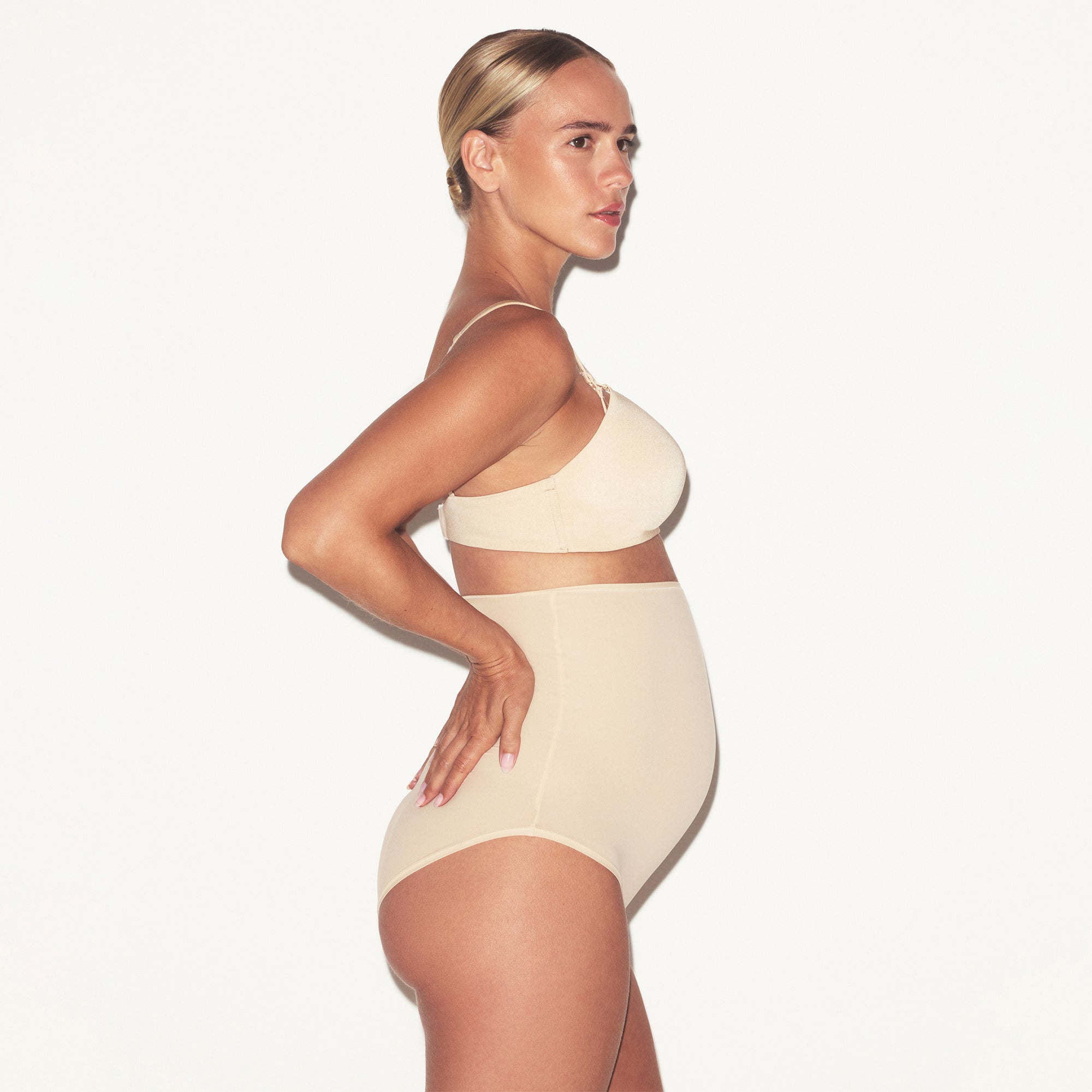 WIRELESS FORM MATERNITY NURSING BRA | SAND - Image 5