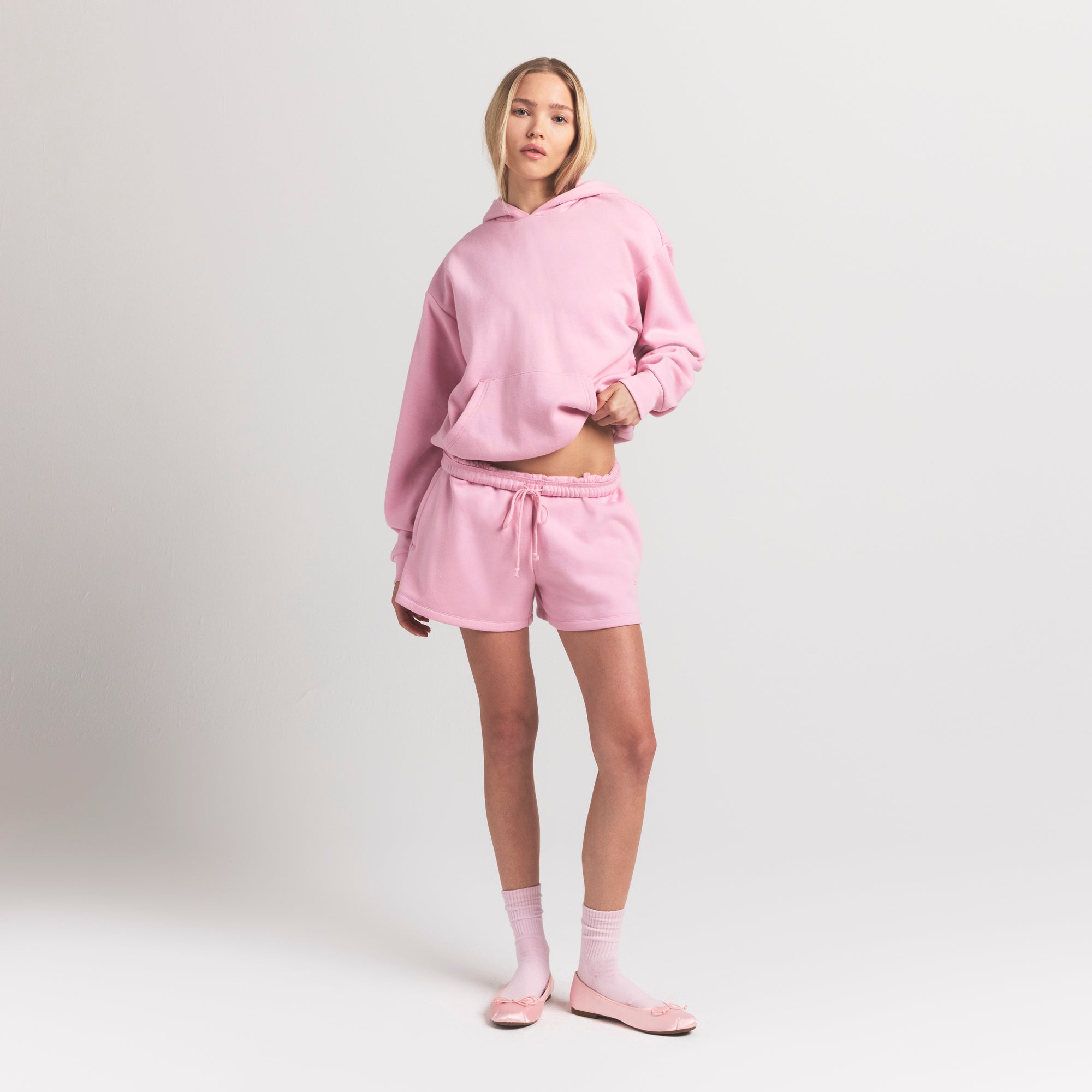 COTTON FLEECE CLASSIC HOODIE | HALITE - Image 4