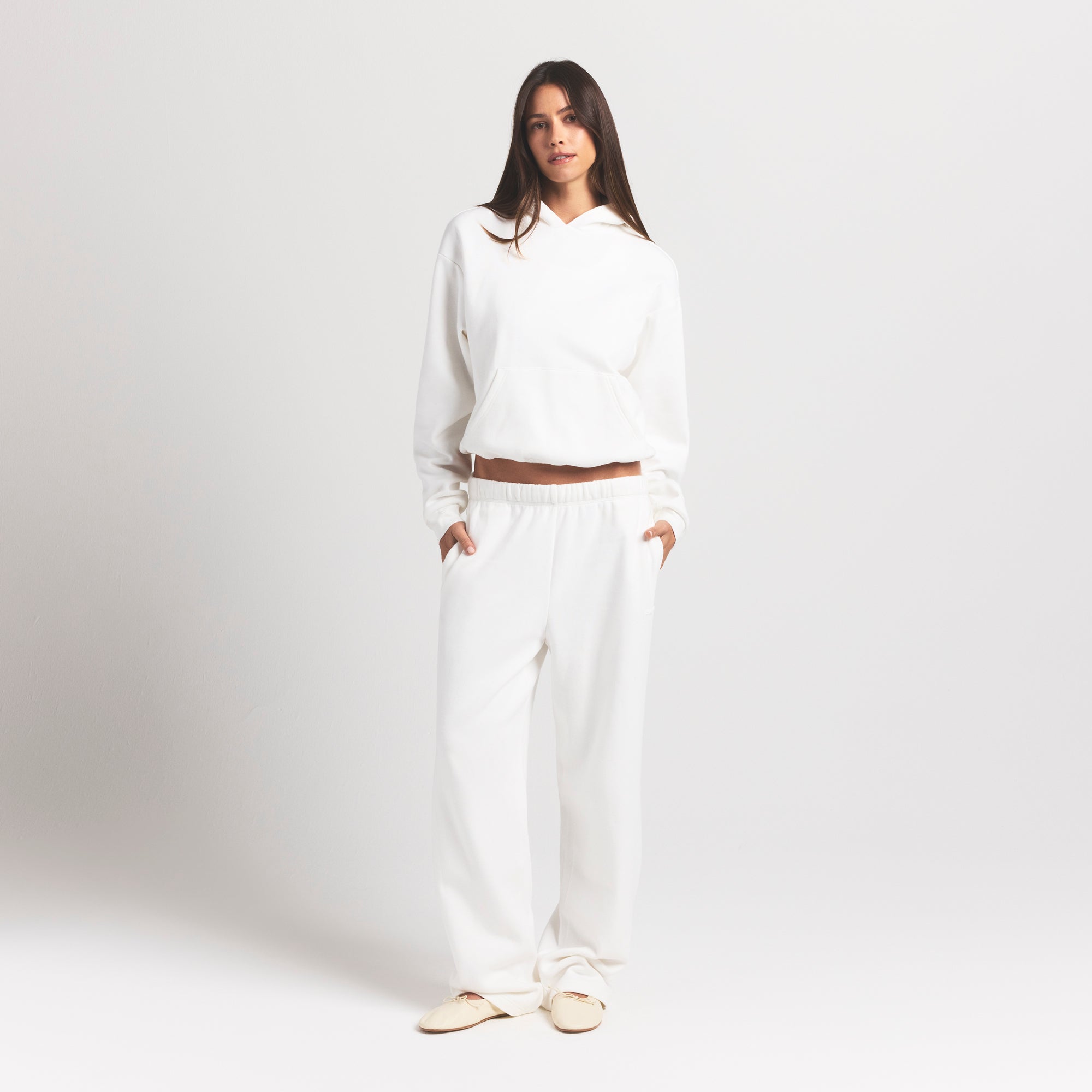 COTTON FLEECE CLASSIC HOODIE | MARBLE - Image 2