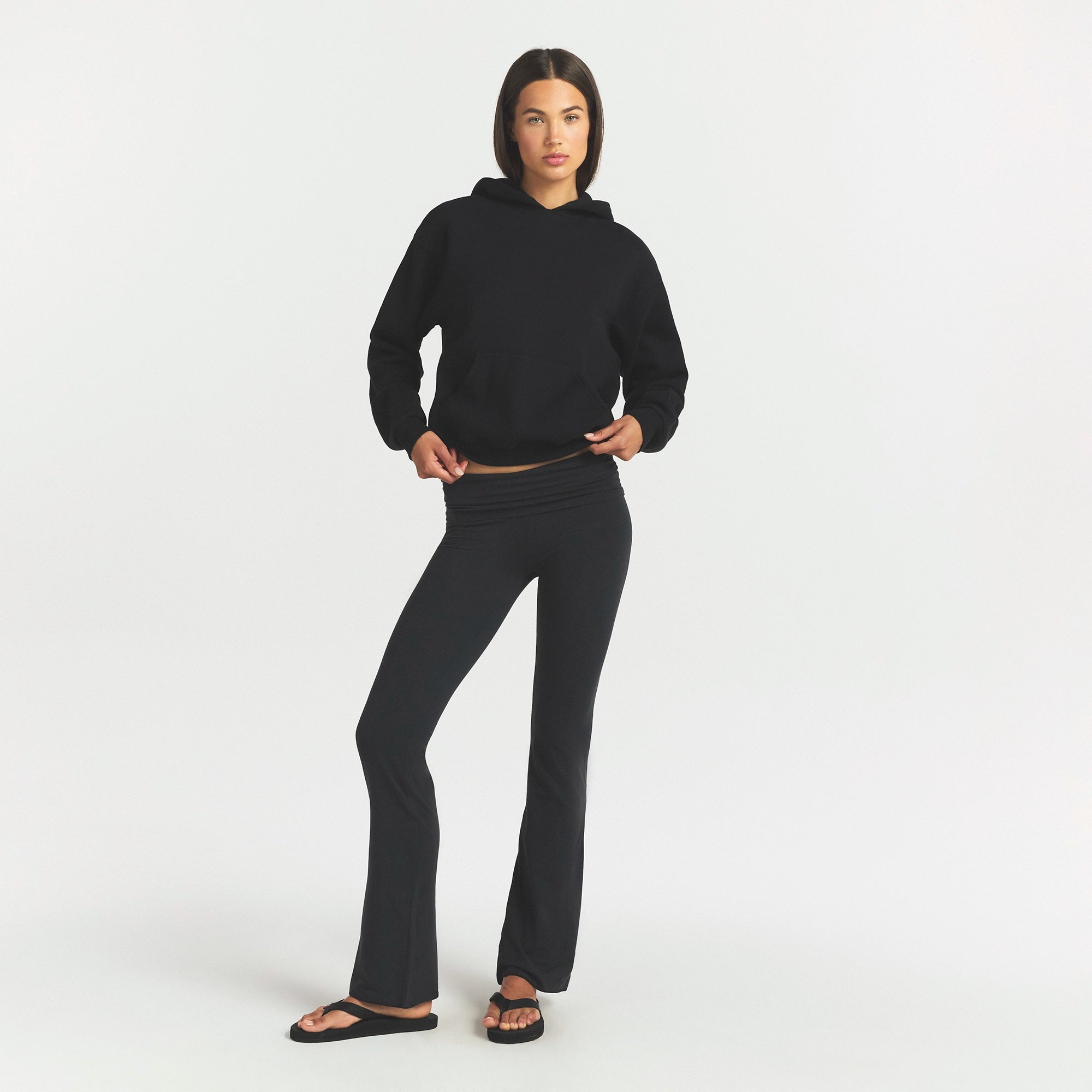 COTTON FLEECE CLASSIC HOODIE | ONYX - Image 2