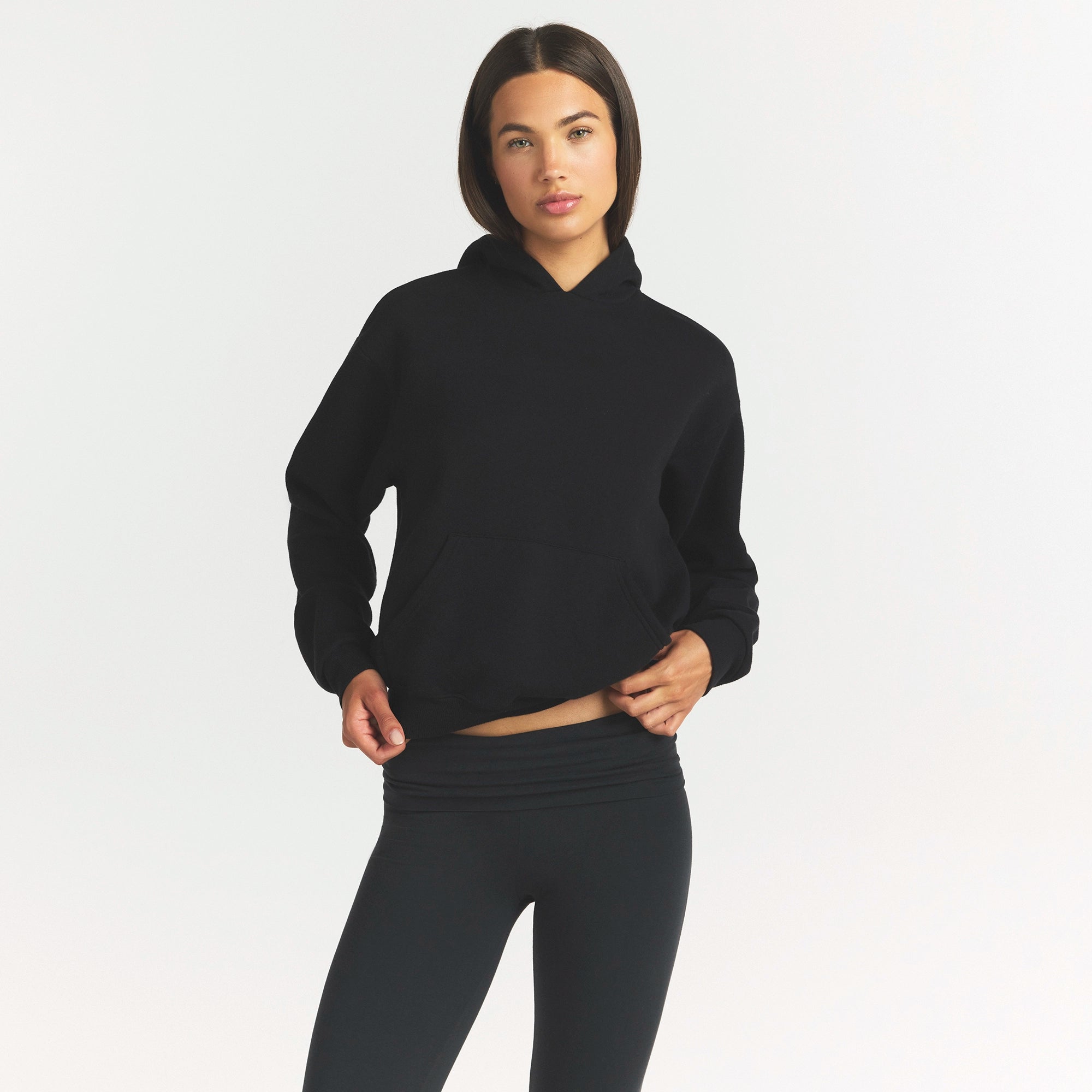 COTTON FLEECE CLASSIC HOODIE | ONYX - Image 3