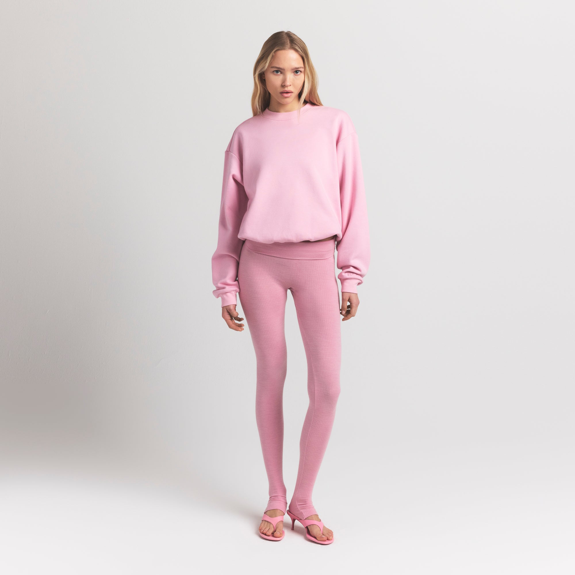 COTTON FLEECE CLASSIC CREWNECK | HALITE - Image 2