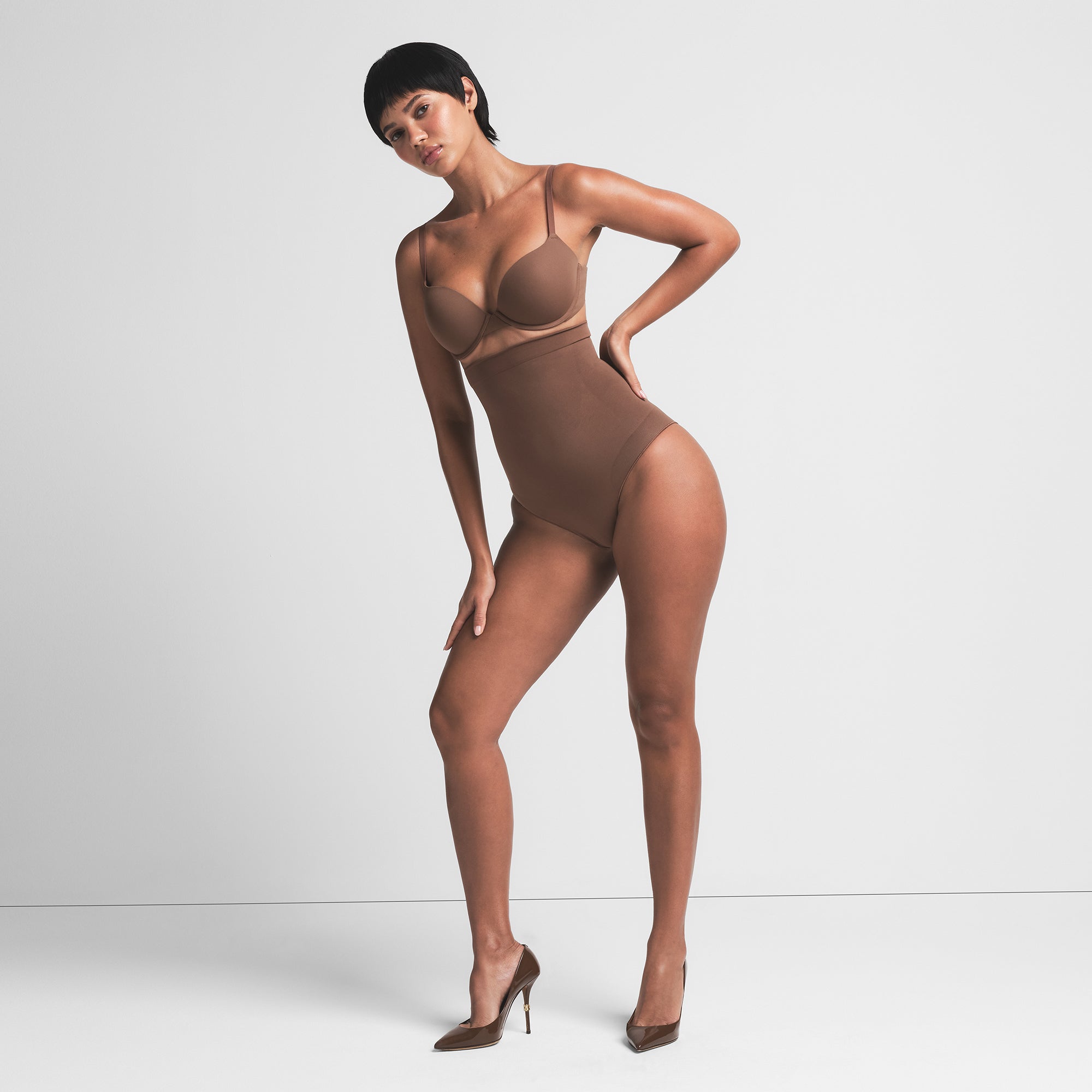 SEAMLESS SCULPT HIGH-WAISTED BRIEF | JASPER - Image 3
