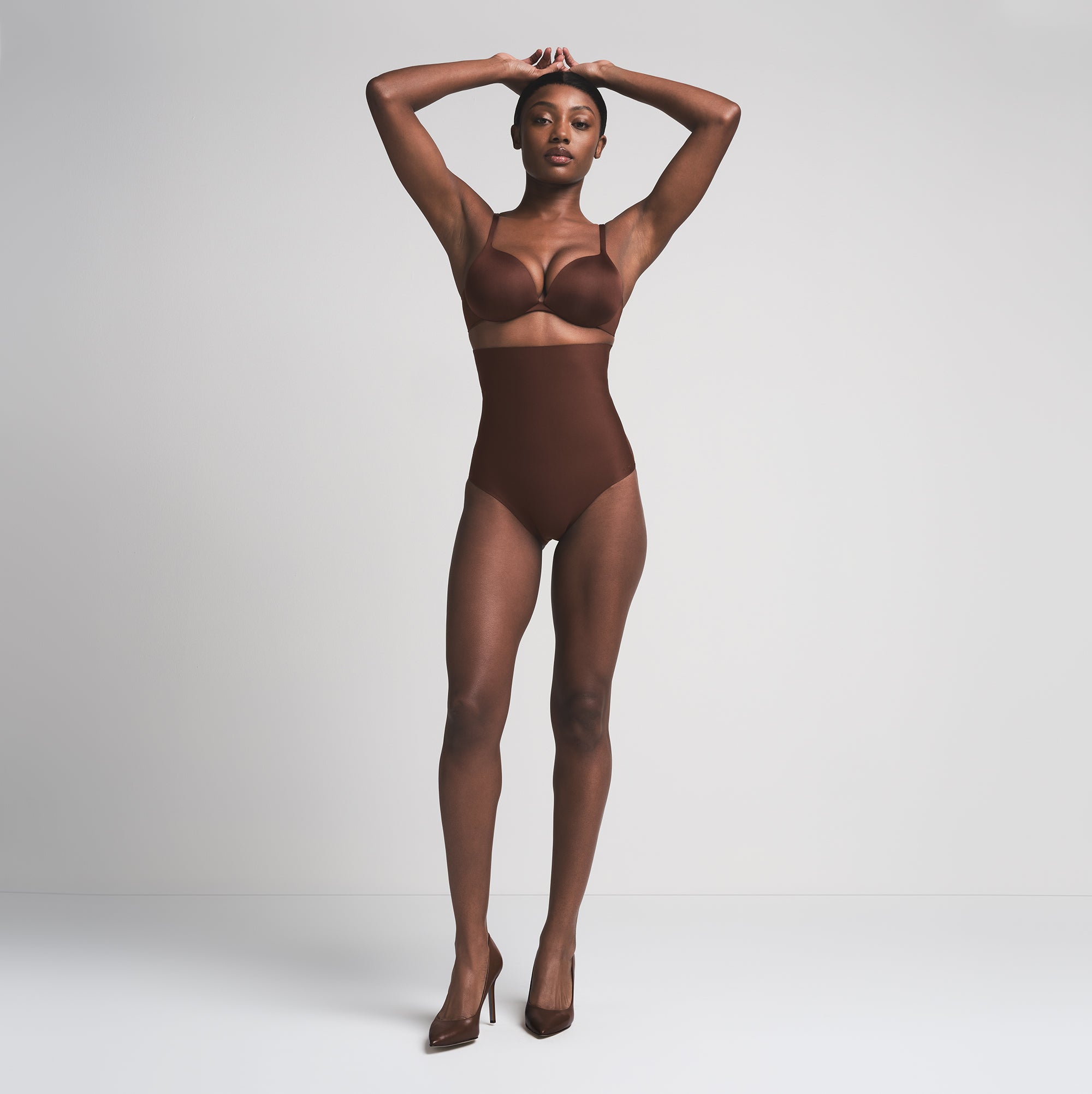 SKIMS BODY CORE SCULPT HIGH-WAISTED BRIEF | COCOA - Image 2