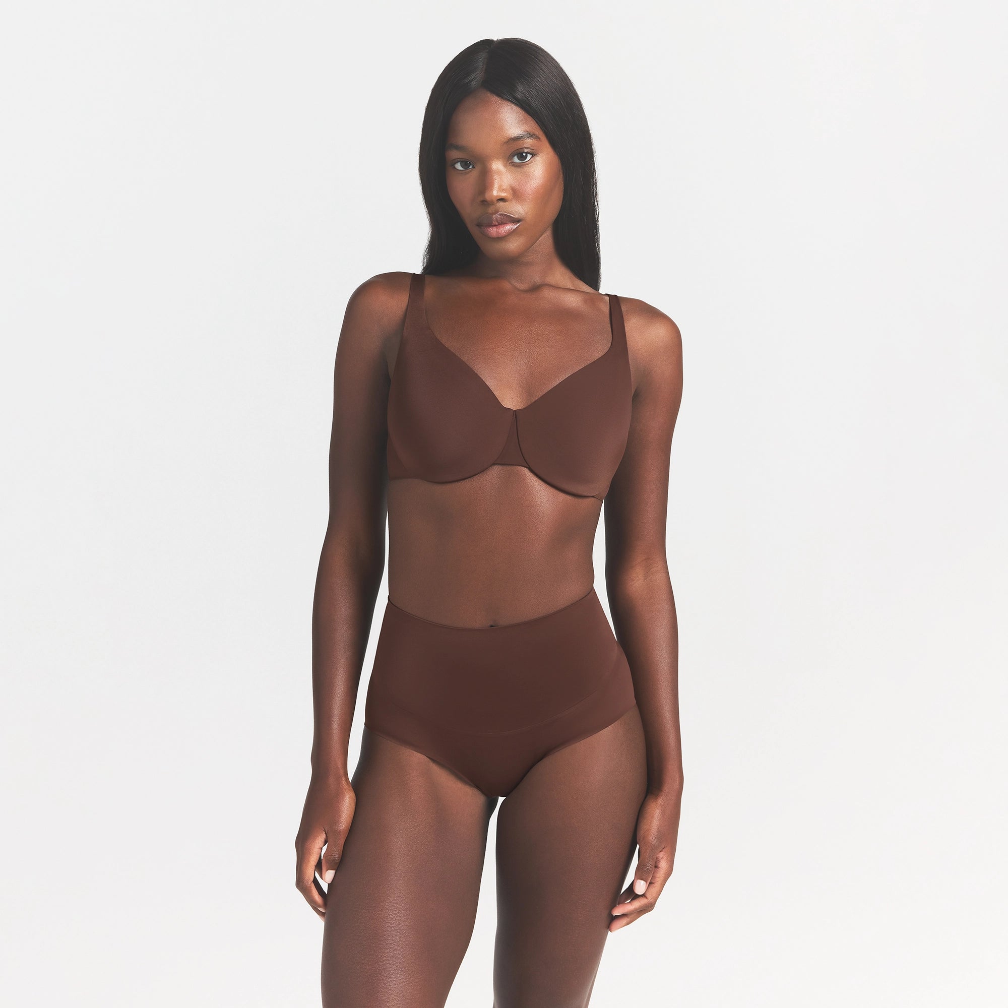SMOOTHING INTIMATES HIGH-WAISTED BRIEF | COCOA - Image 3