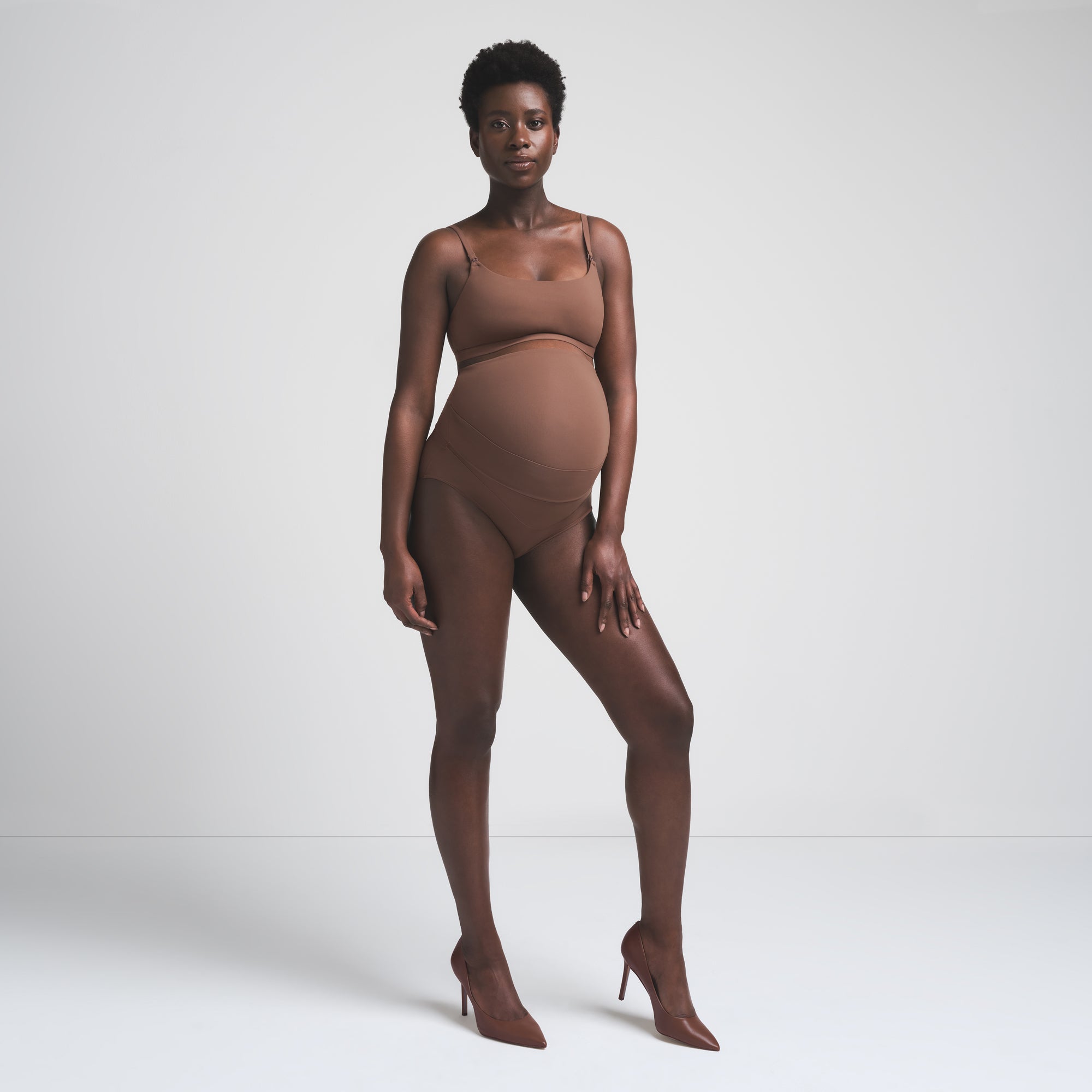 FITS EVERYBODY MATERNITY BANDED HIGH-WAISTED BRIEF | JASPER - Image 2