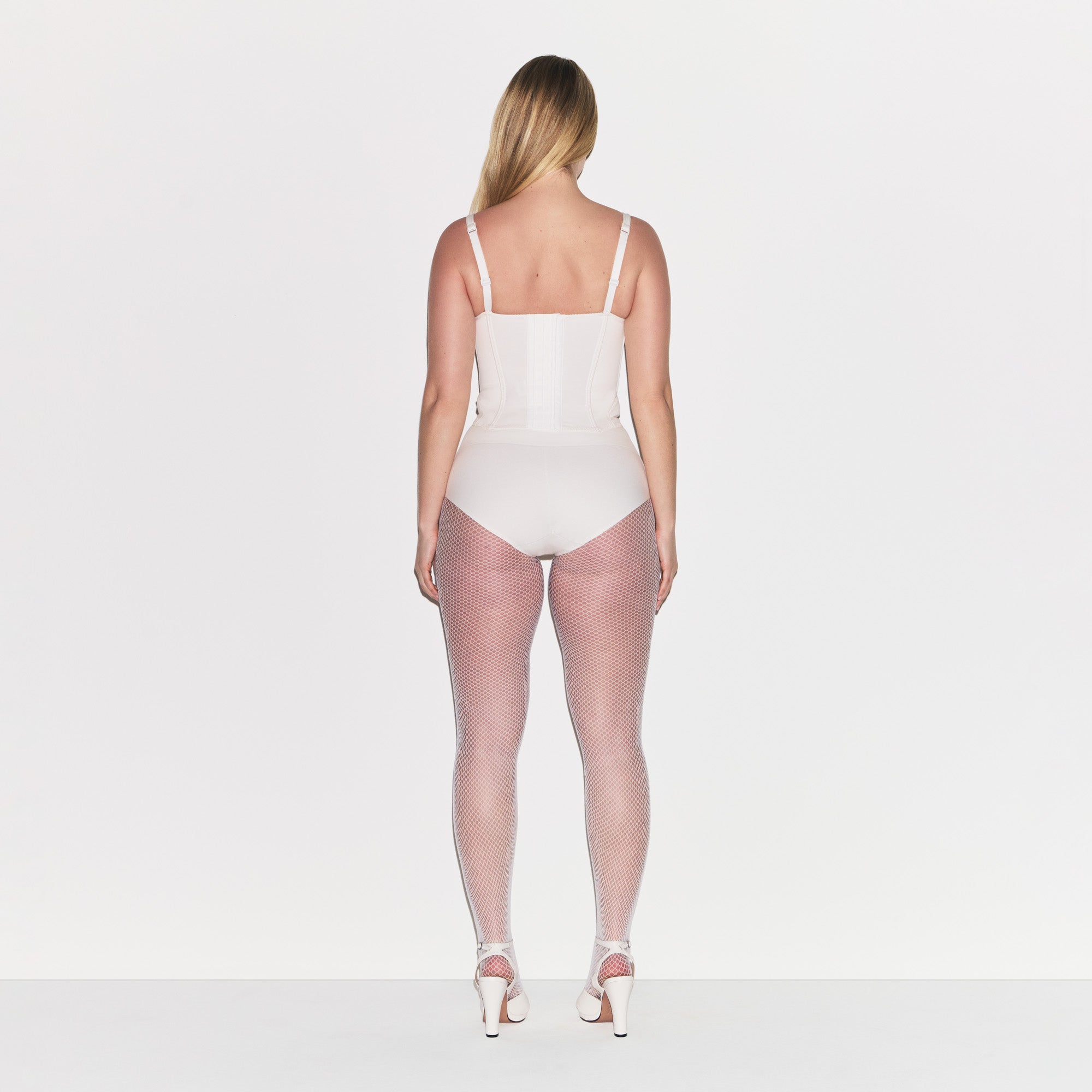 COTTON SHAPEWEAR HIGH-WAISTED BRIEF | MARBLE - Image 7