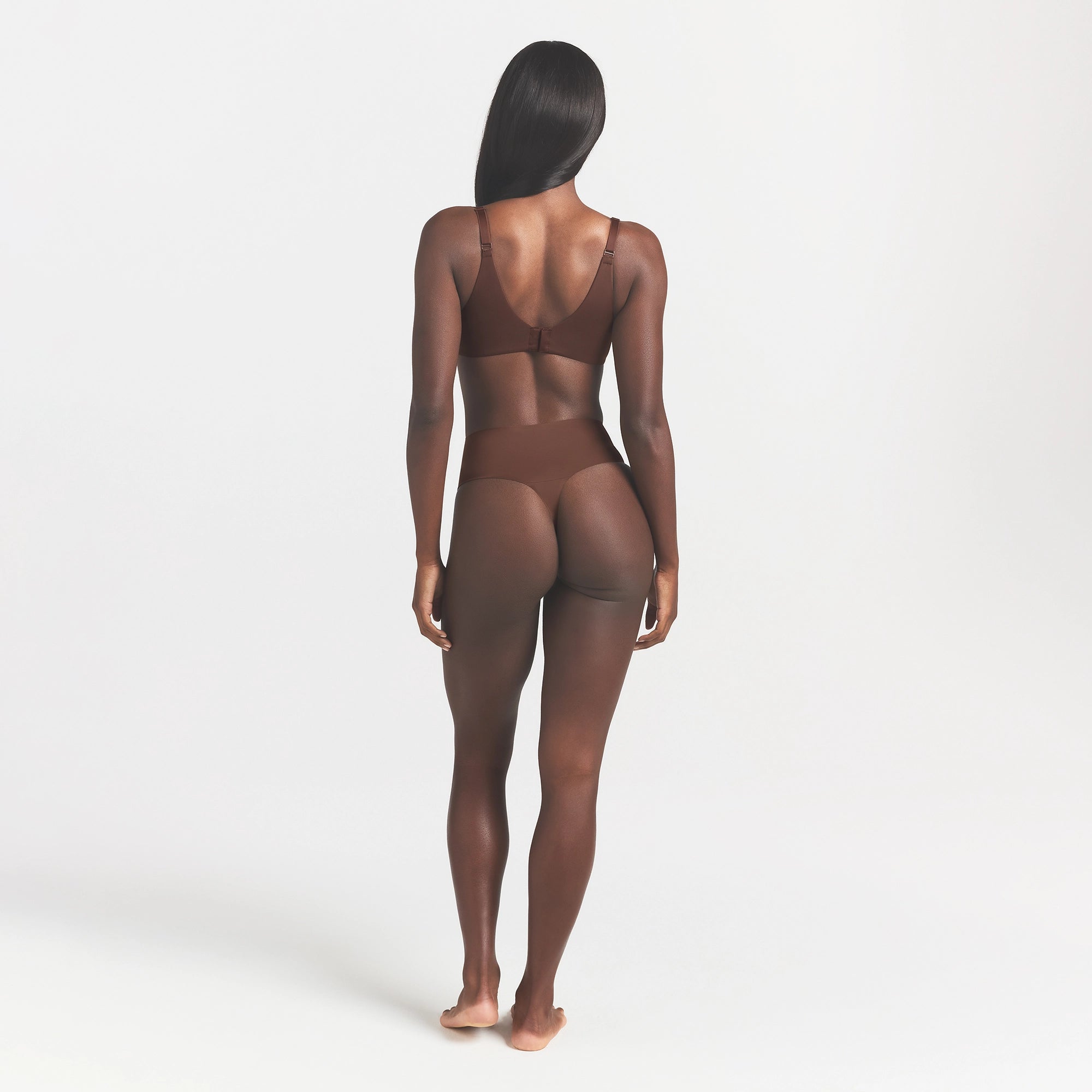 SMOOTHING INTIMATES HIGH-WAISTED THONG | COCOA - Image 5