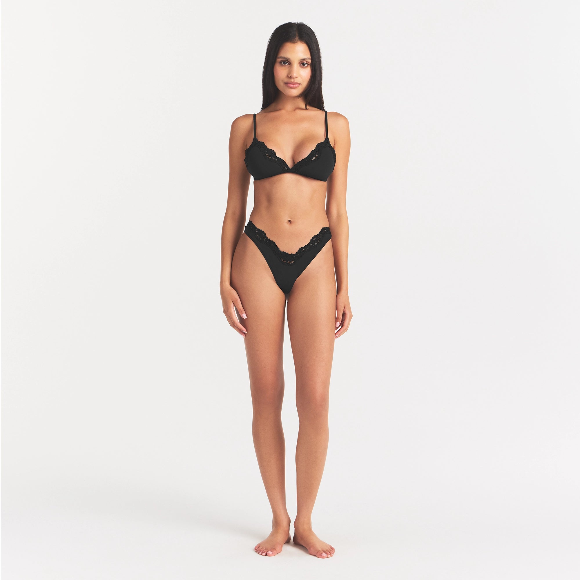 FITS EVERYBODY LACE DIPPED THONG | ONYX - Image 3
