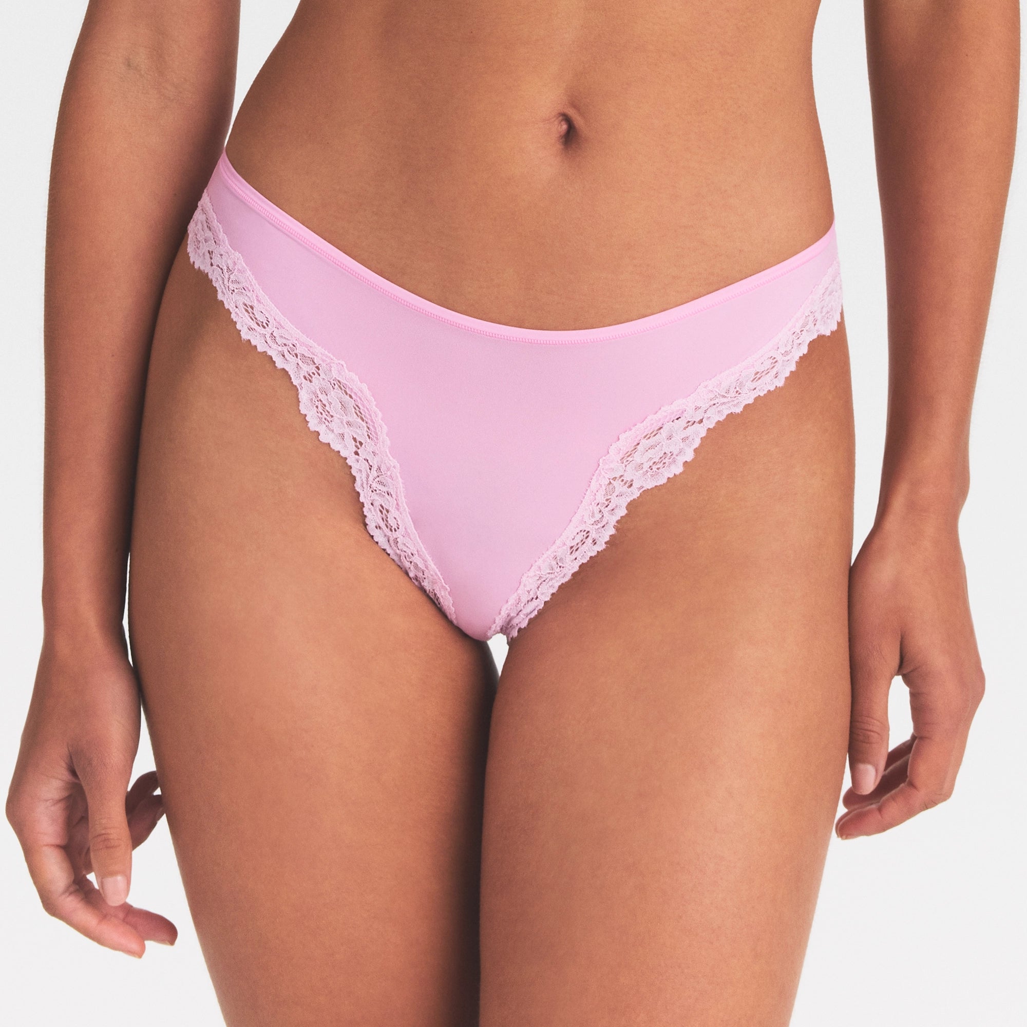 FITS EVERYBODY LACE TANGA | BUBBLE GUM TONAL - Image 3
