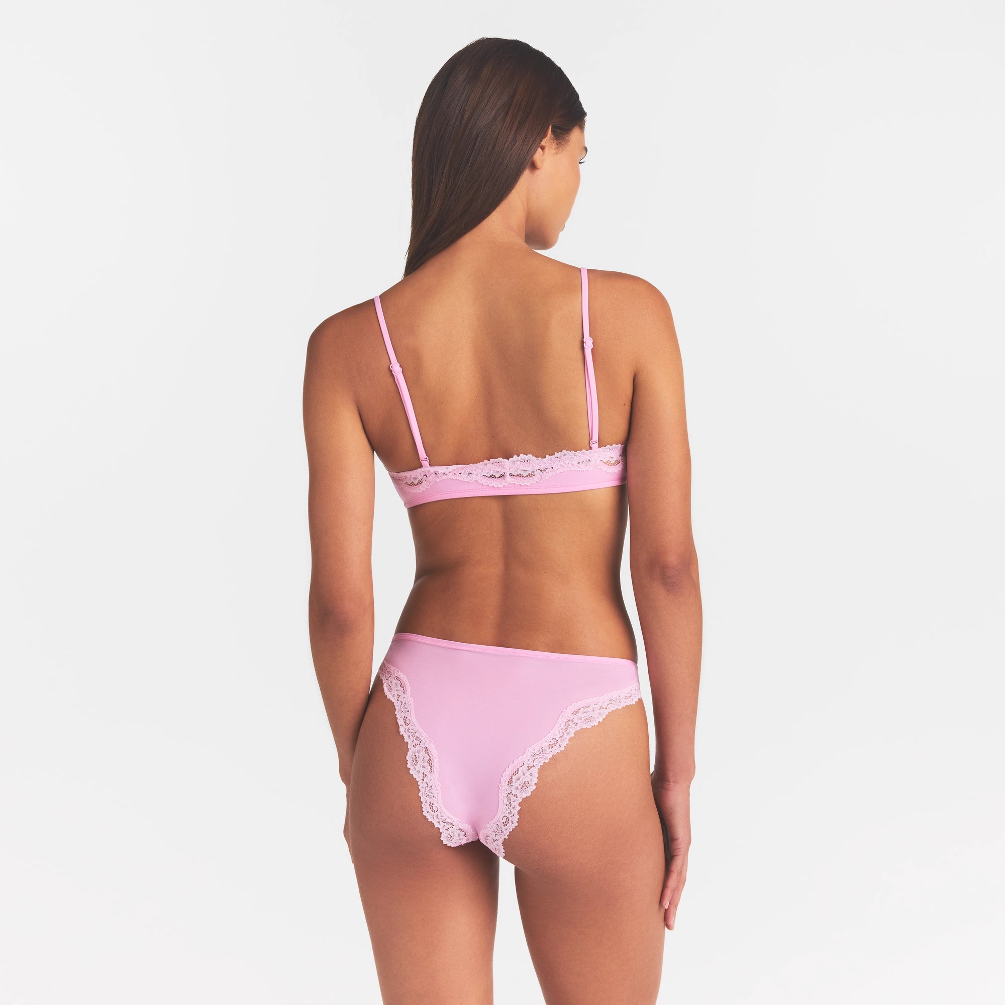 FITS EVERYBODY LACE TANGA | BUBBLE GUM TONAL - Image 4