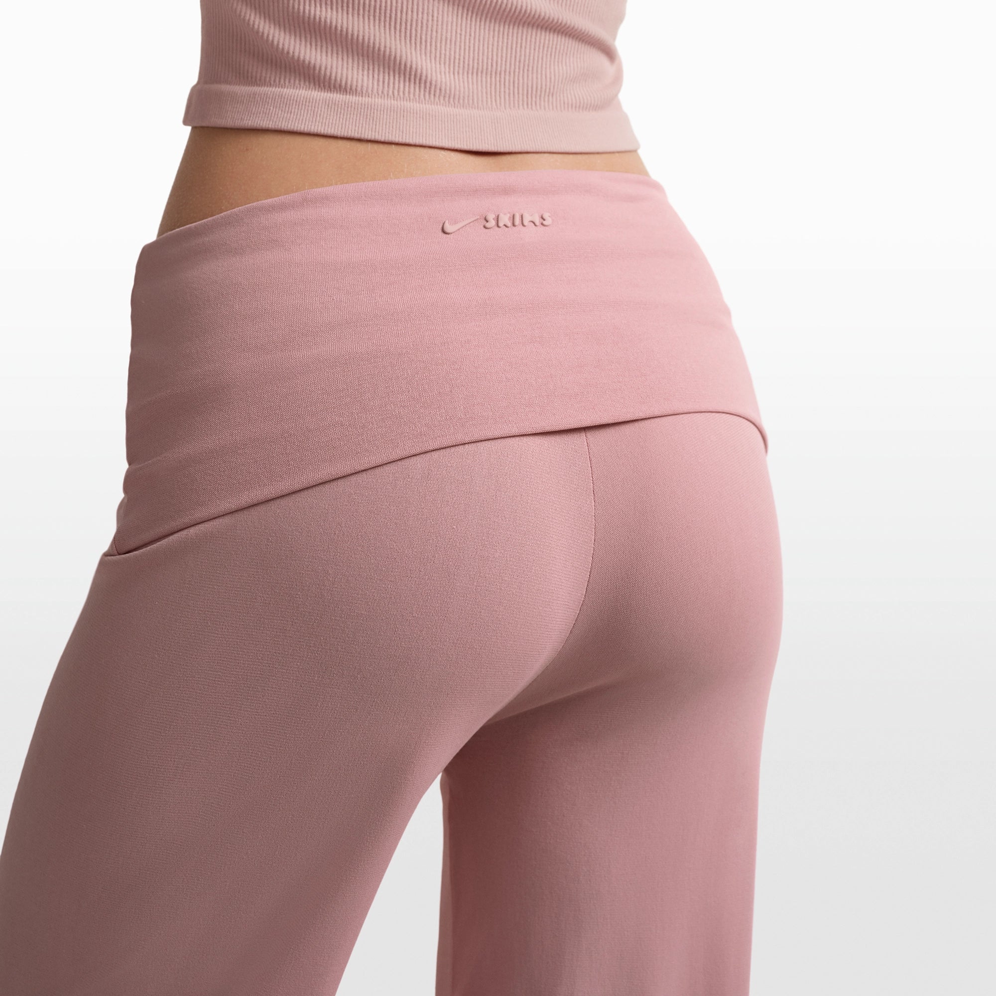 NikeSKIMS STRETCH KNIT FOLDOVER WIDE LEG PANT | HIMALAYAN - Image 3