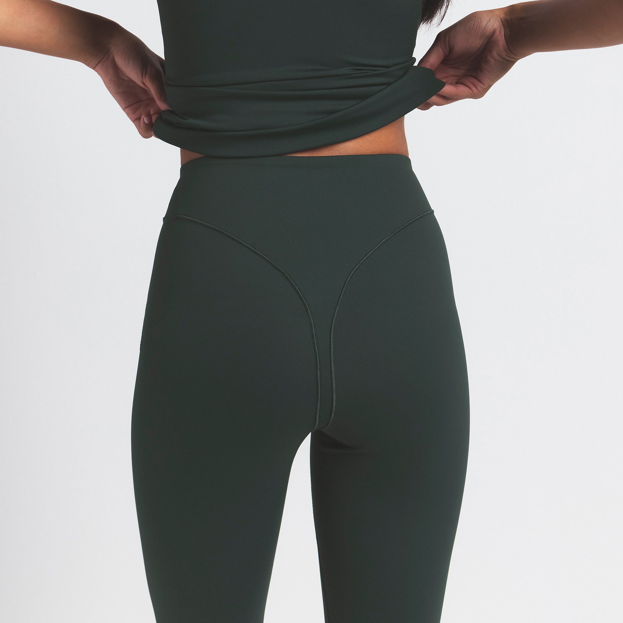 NikeSKIMS MATTE V-LINE 39 STRAIGHT LEGGING | DARK TEAL - Image 3