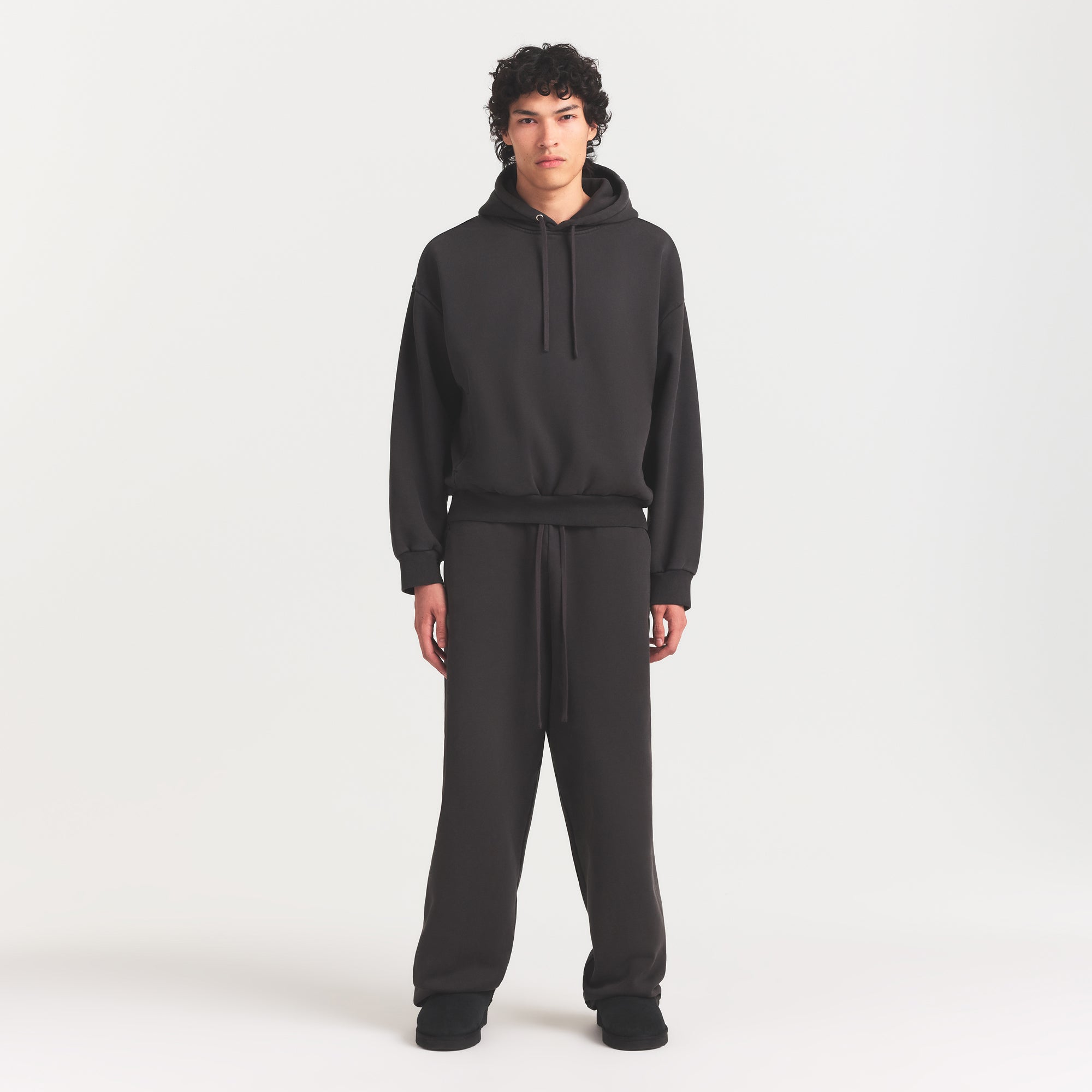 HEAVYWEIGHT FLEECE MENS STRAIGHT LEG PANT | WASHED ONYX - Image 2