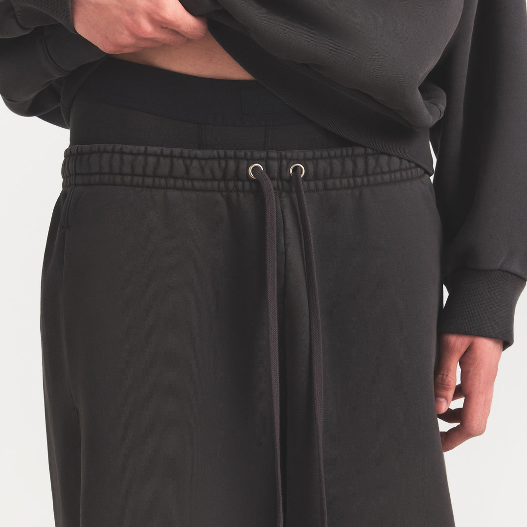 HEAVYWEIGHT FLEECE MENS STRAIGHT LEG PANT | WASHED ONYX - Image 4