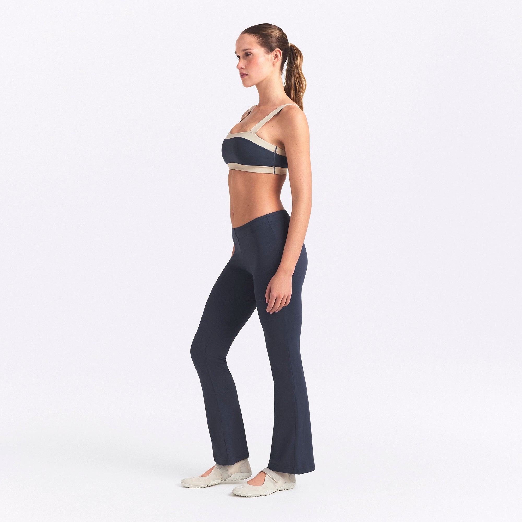 NikeSKIMS AIRY LOW RISE MINI FLARE PANT | DEEP ROYAL - Image 5