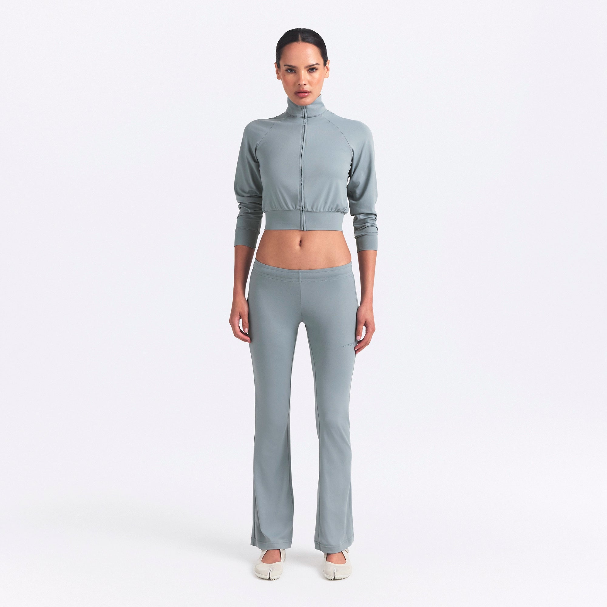 NikeSKIMS AIRY LOW RISE MINI FLARE PANT | WASHED PACIFIC - Image 2