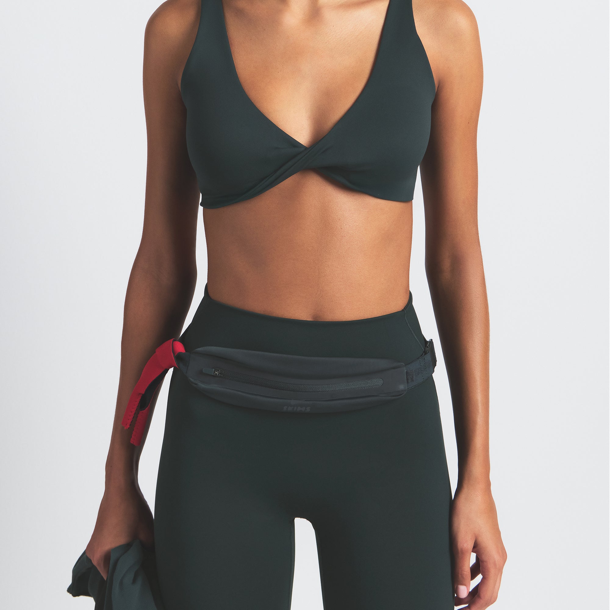 NikeSKIMS ACCESSORIES SLIM WAISTPACK | DARK TEAL - Image 2