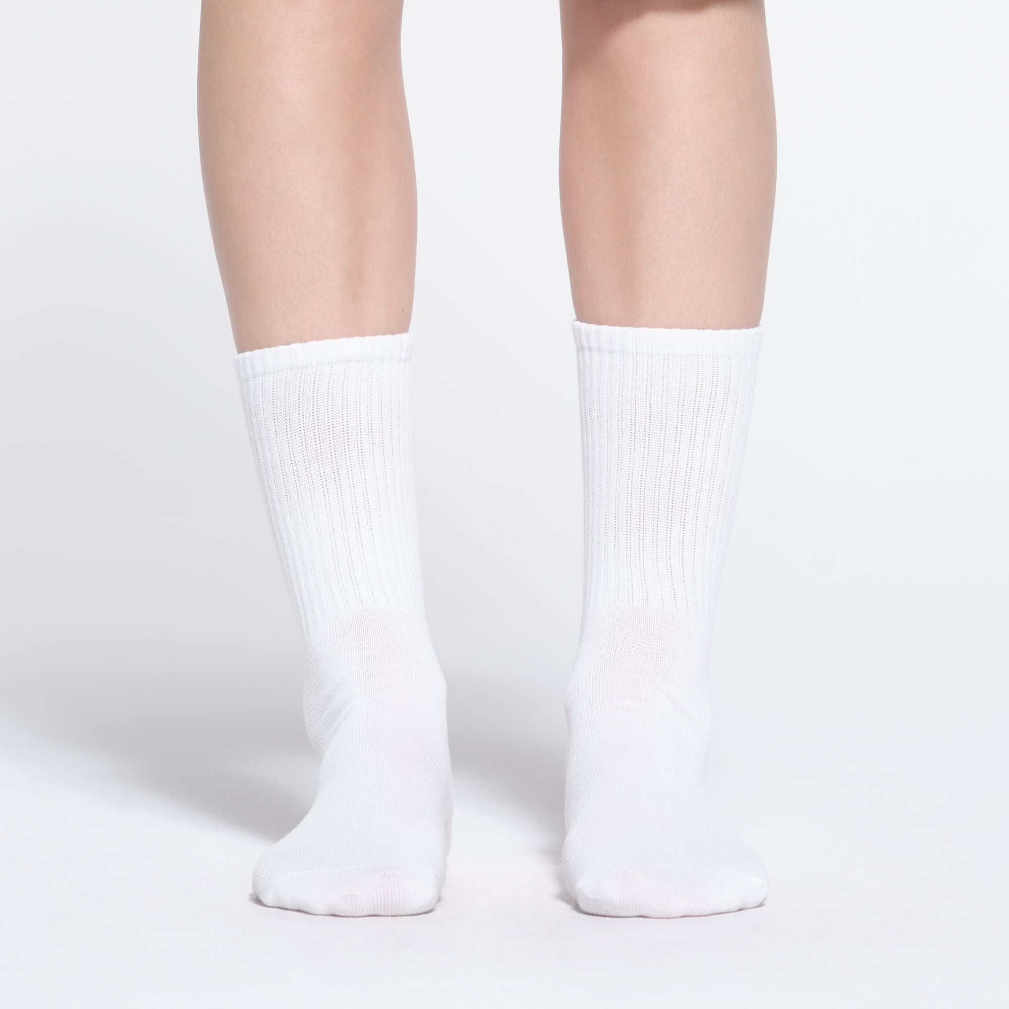 RIBBED CREW SOCK | SNOW - Image 2