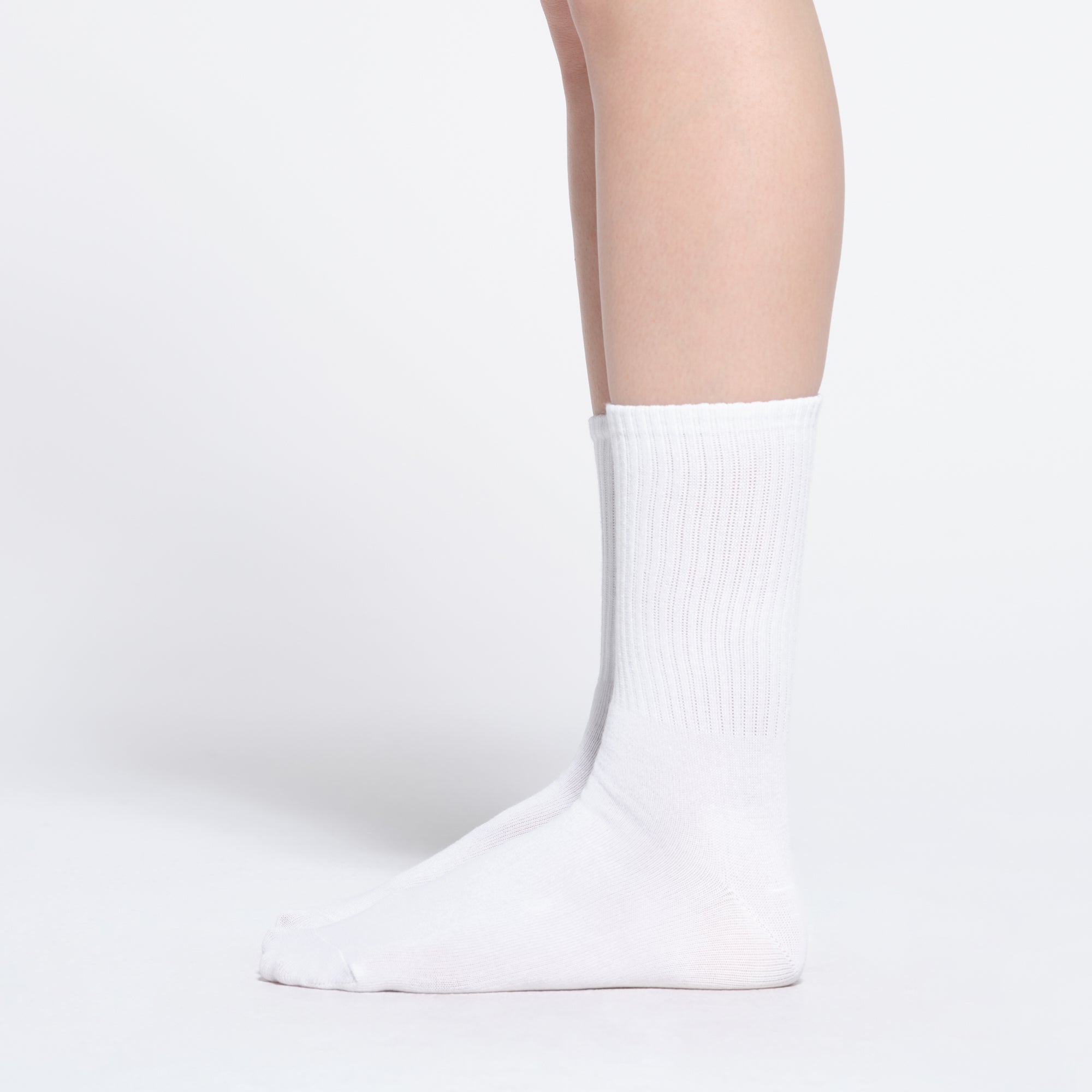 RIBBED CREW SOCK | SNOW - Image 3