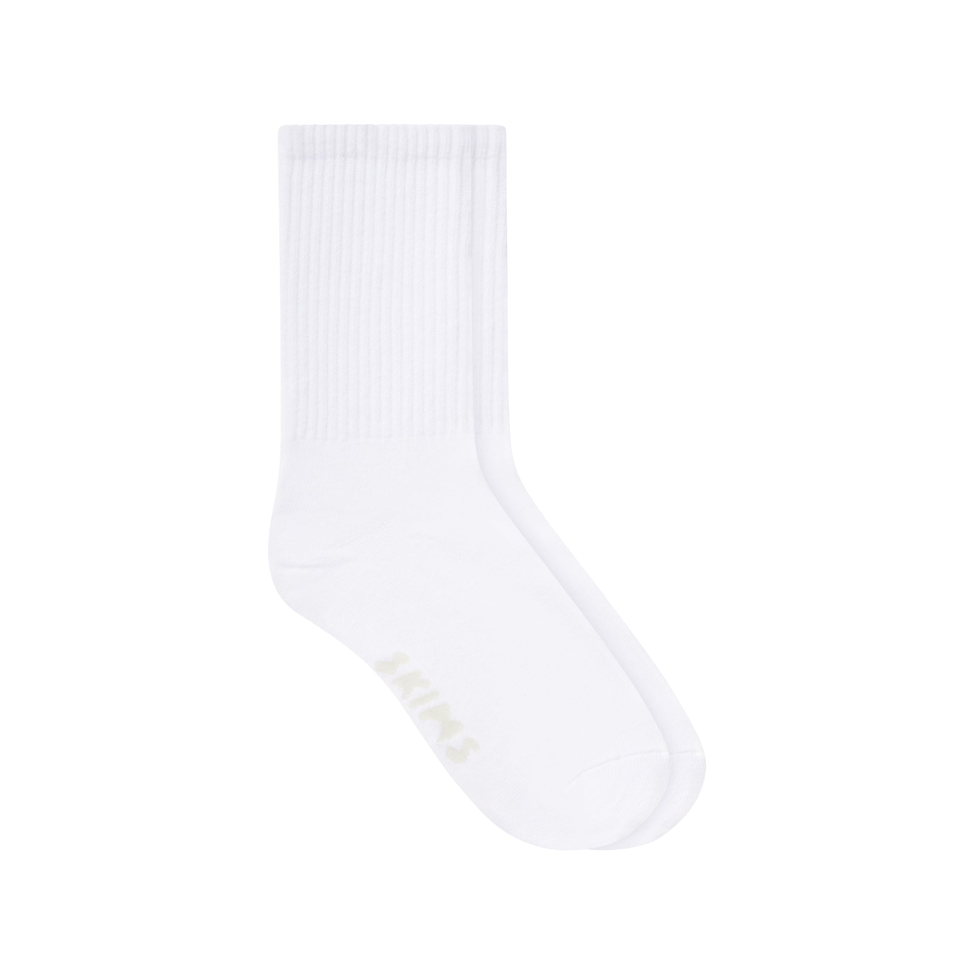 RIBBED CREW SOCK | SNOW - Image 6