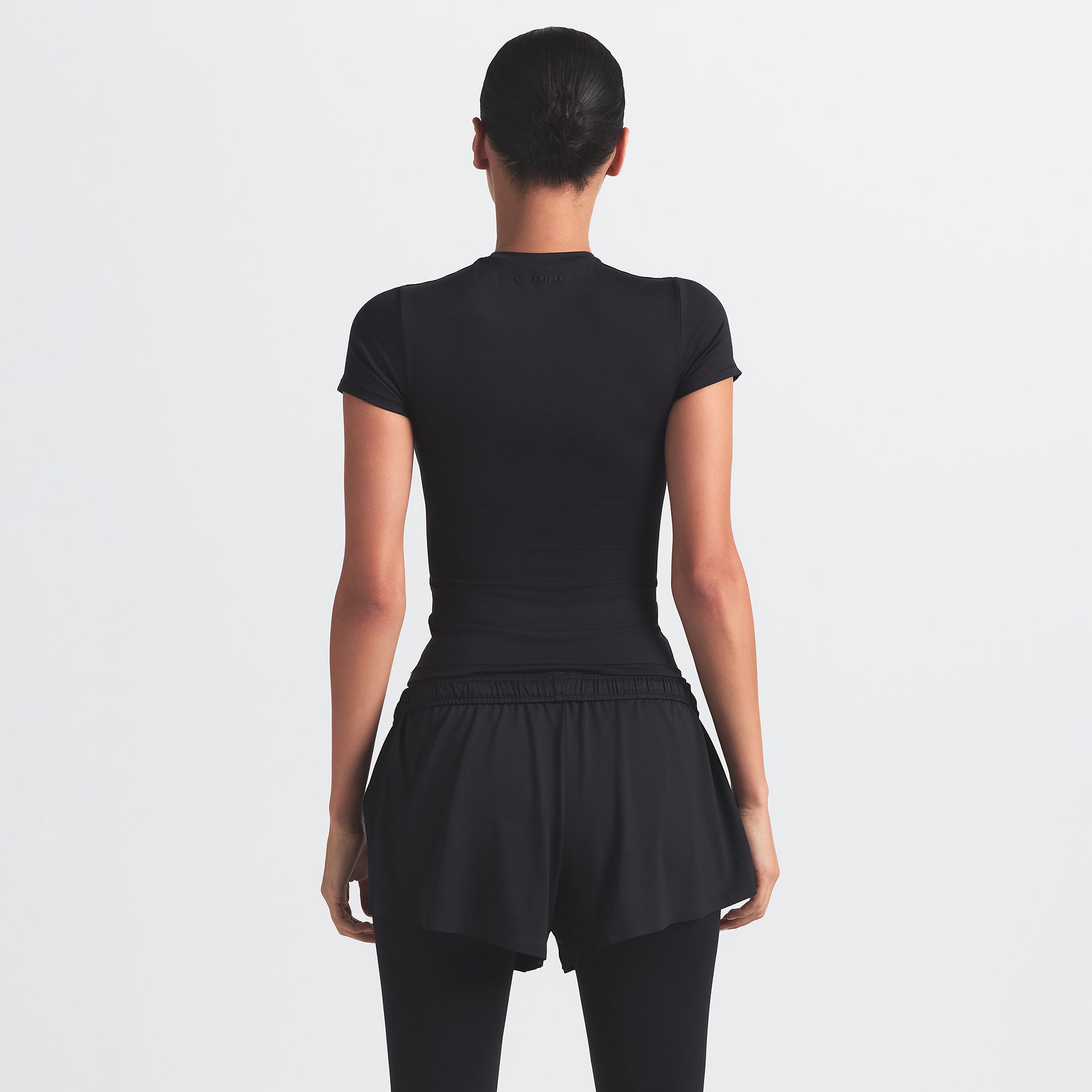 NikeSKIMS AIRY MINI SHORT | OBSIDIAN - Image 5