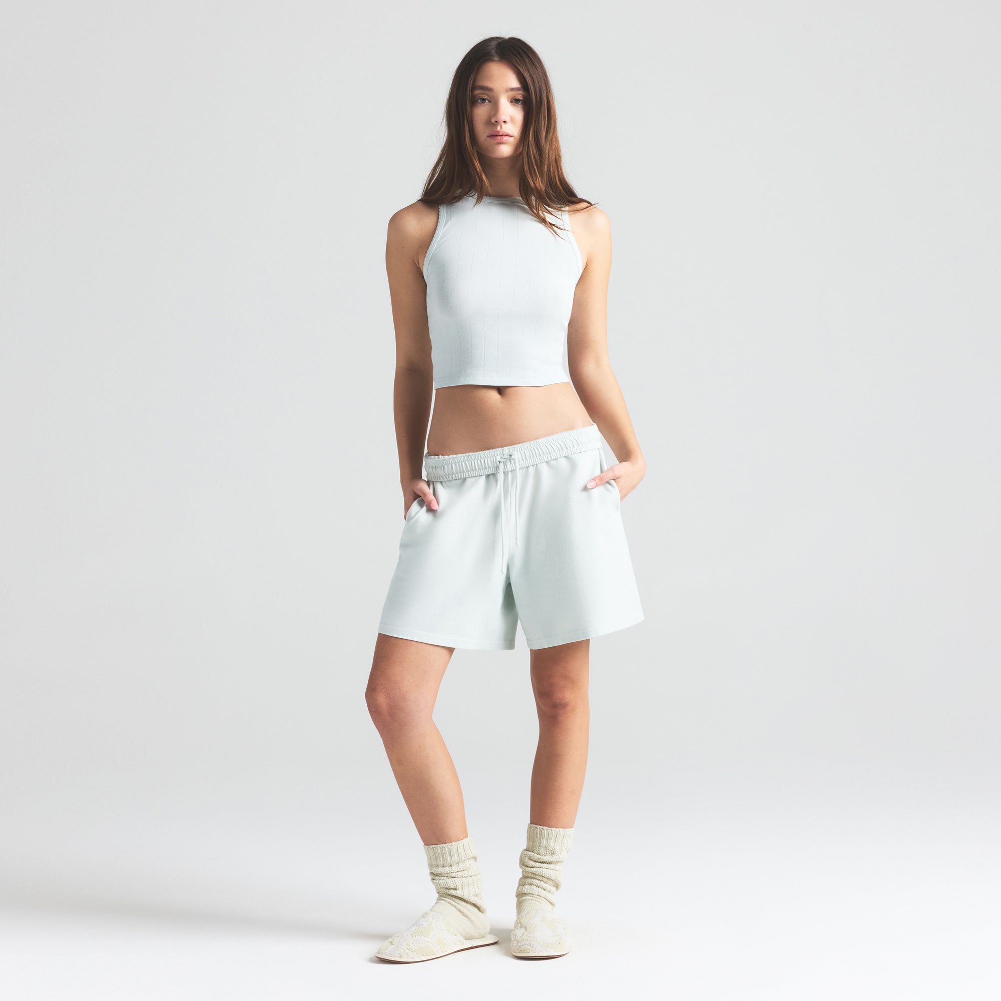 OUTDOOR HEAVY JERSEY LONG SHORT | FROST - Image 2
