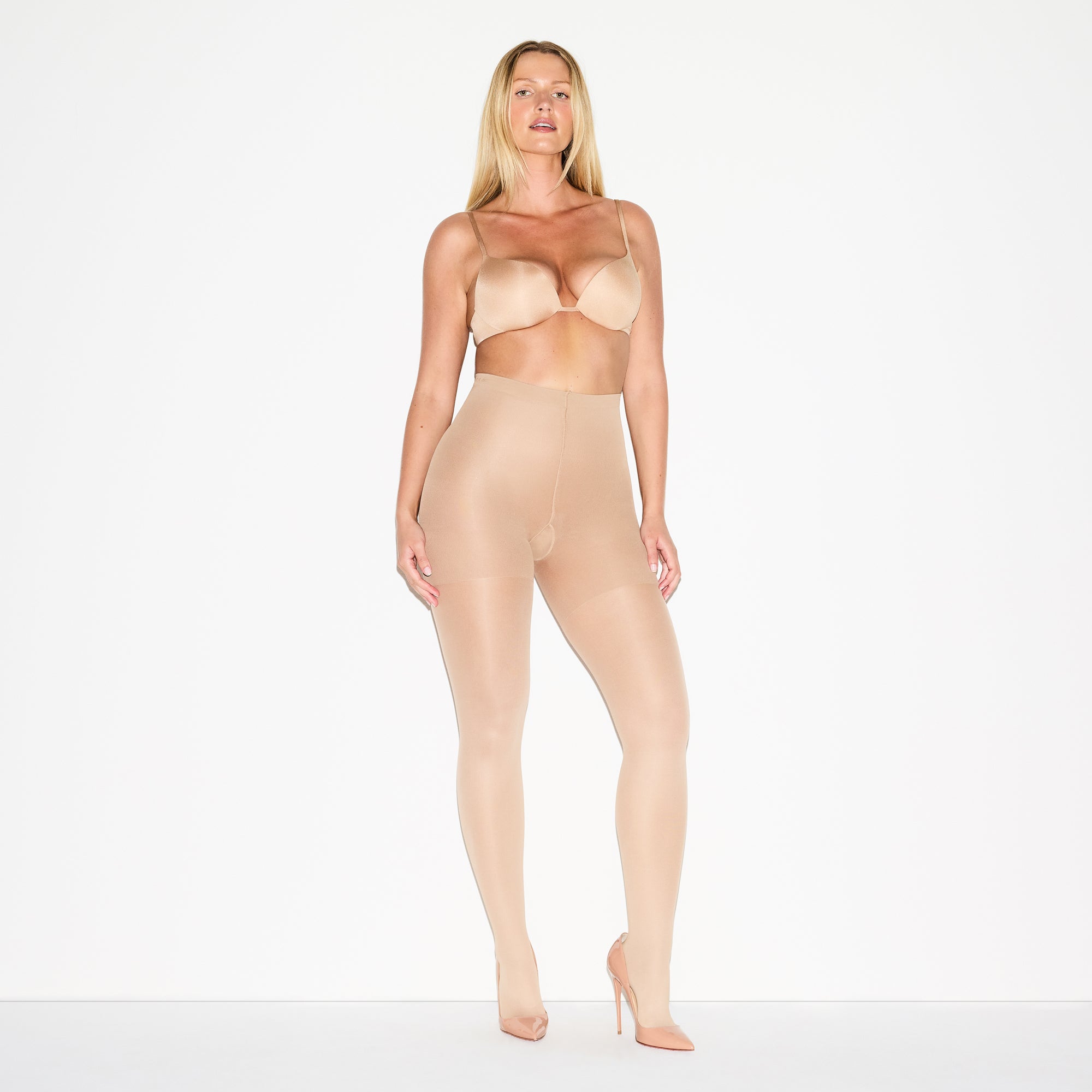 HOSIERY SHAPING TIGHTS | CLAY - Image 2