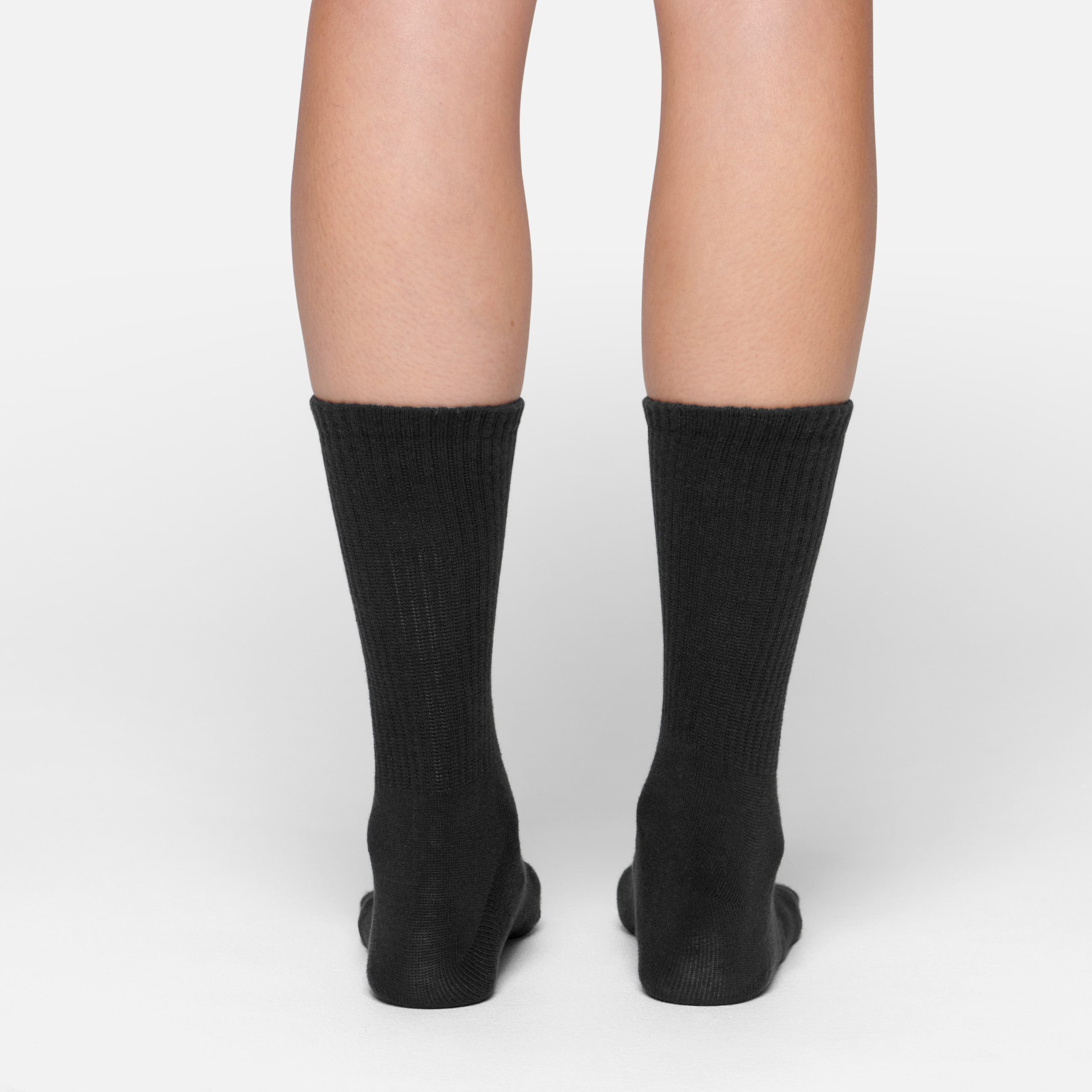 RIBBED CREW SOCK | SOOT - Image 4