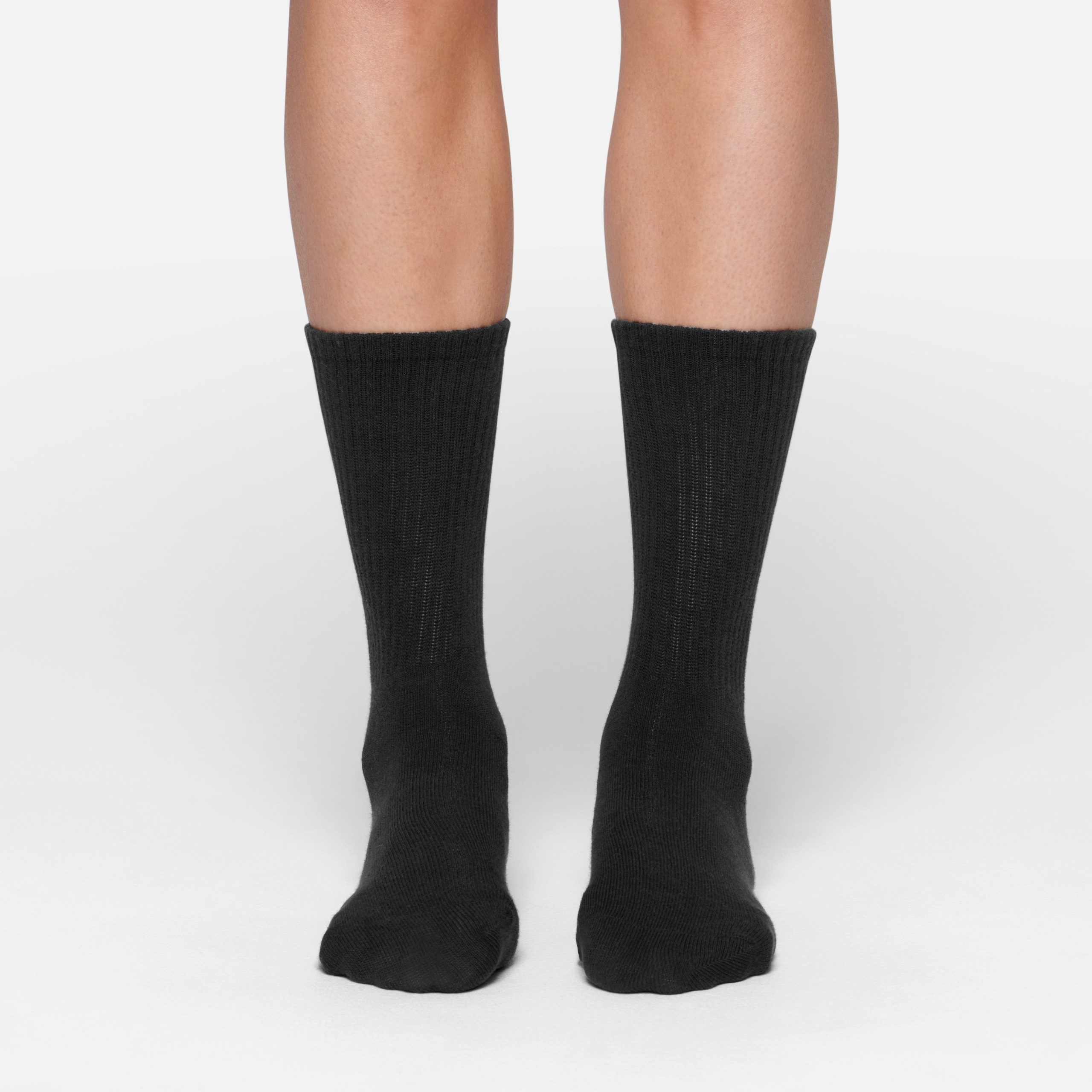 RIBBED CREW SOCK | SOOT - Image 2
