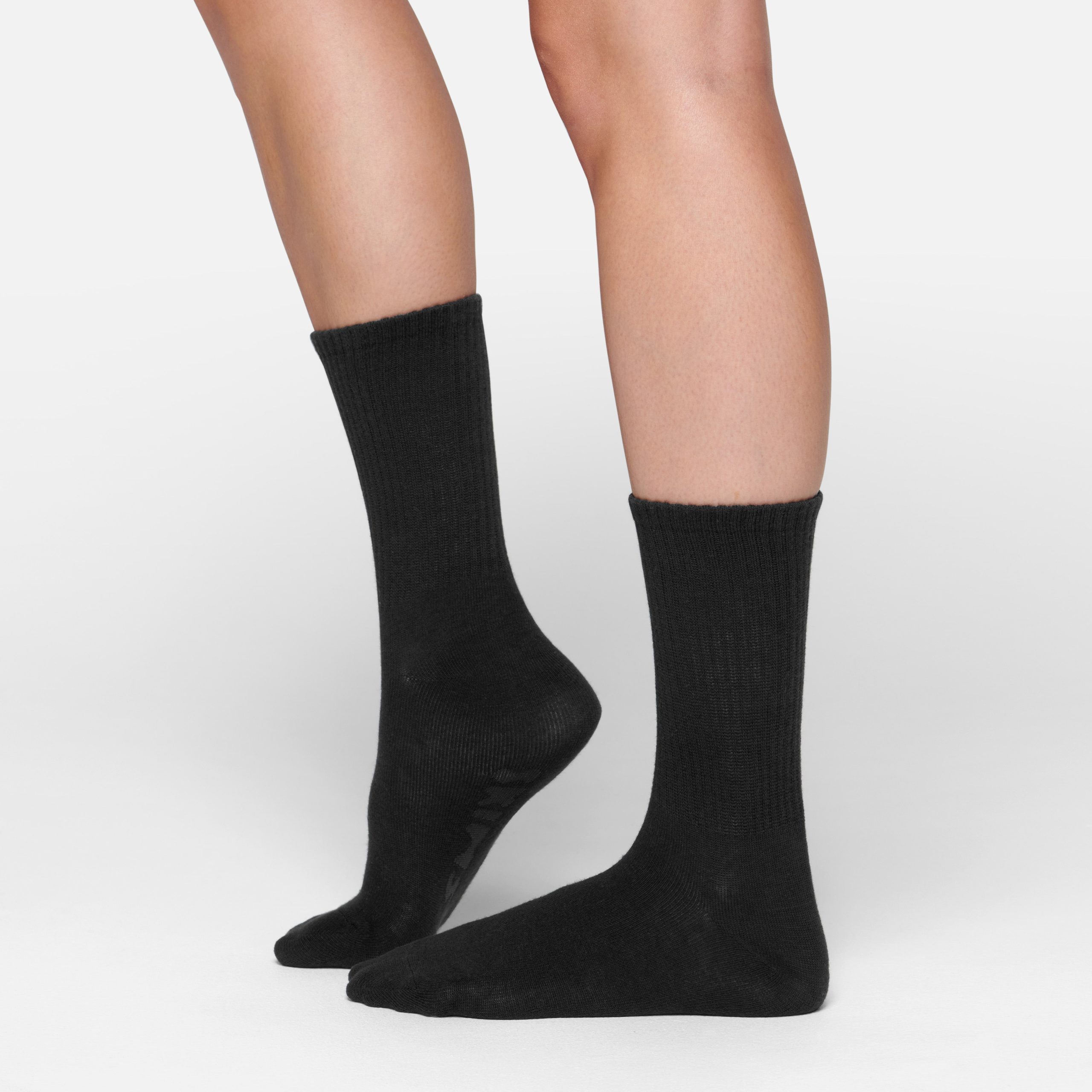 RIBBED CREW SOCK | SOOT - Image 5
