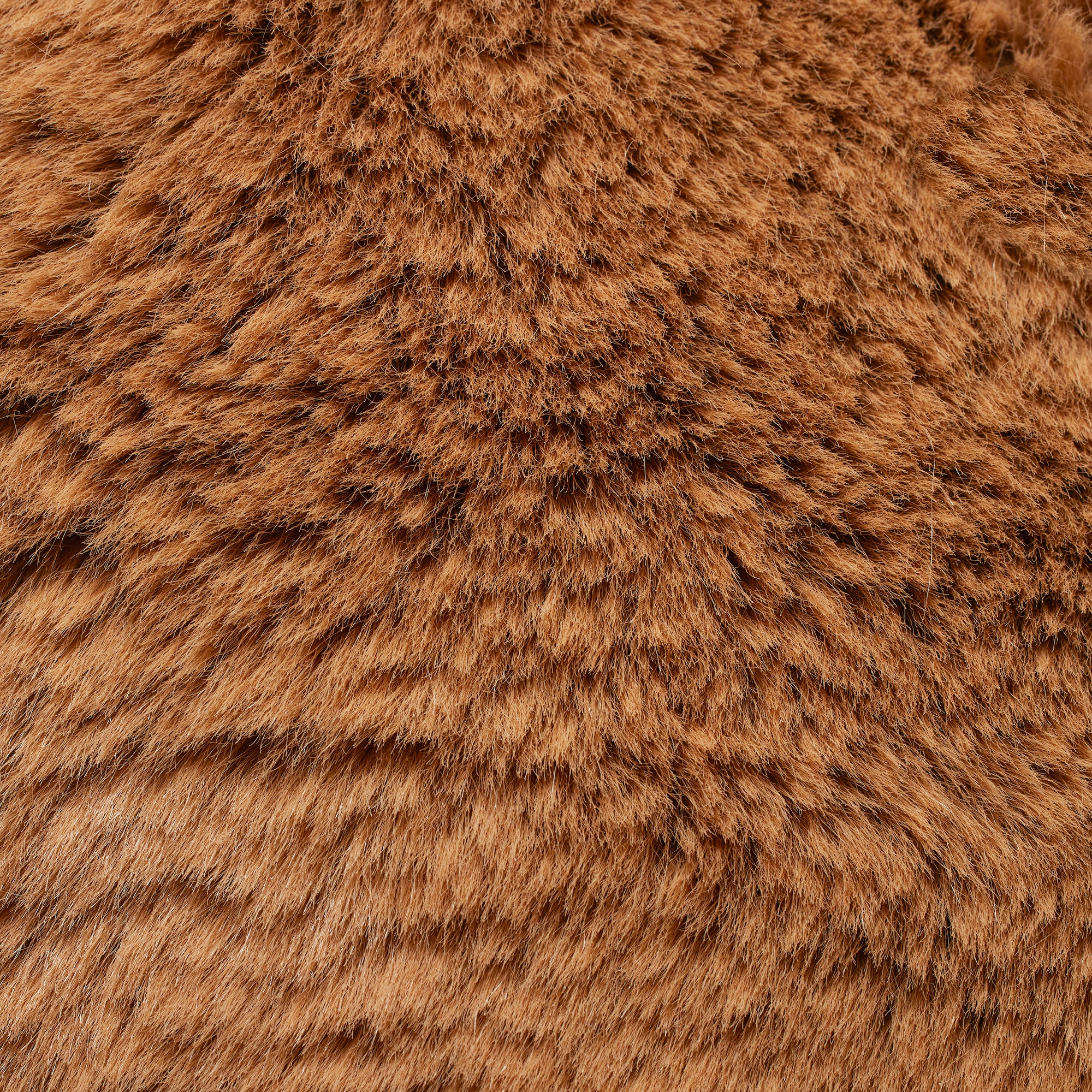 FAUX FUR JUMBO TOTE | CAMEL - Image 3