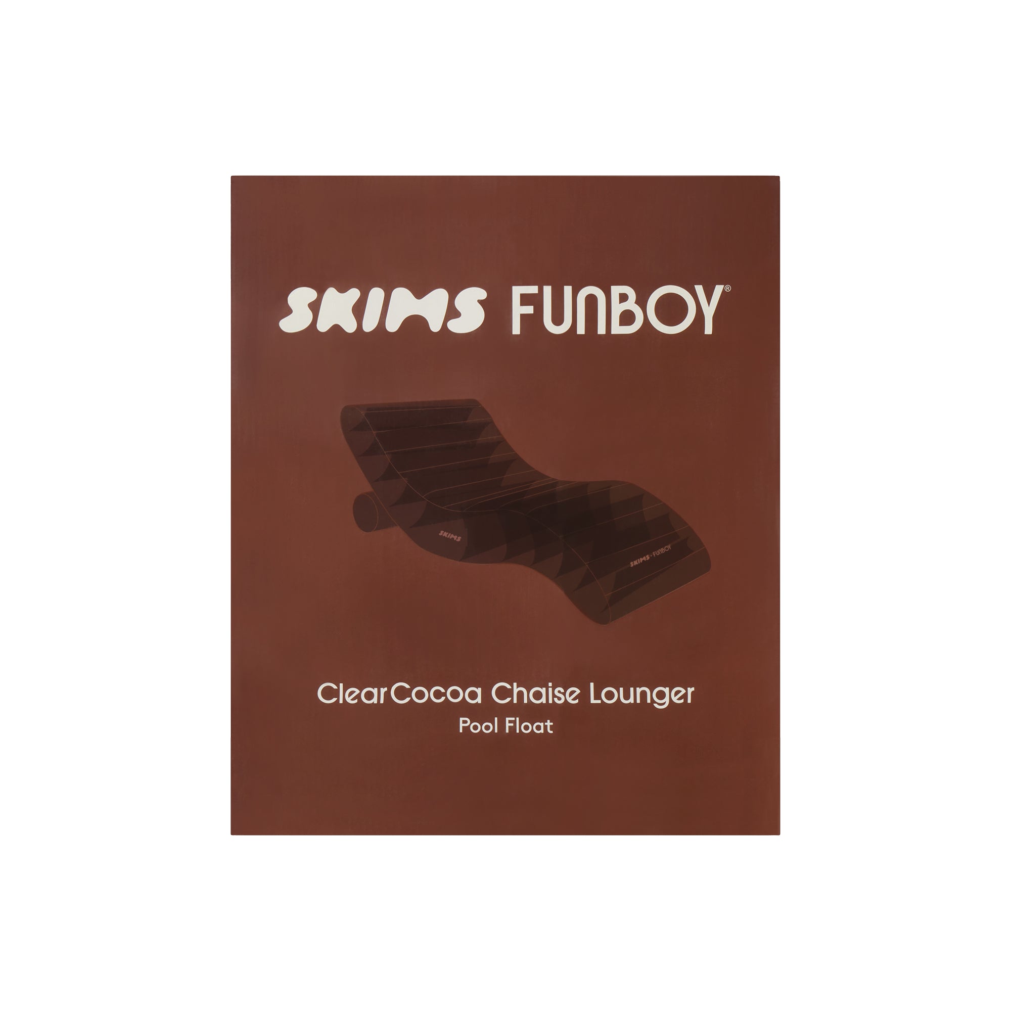 FUNBOY X SKIMS CHAISE LOUNGER FLOAT | COCOA - Image 4