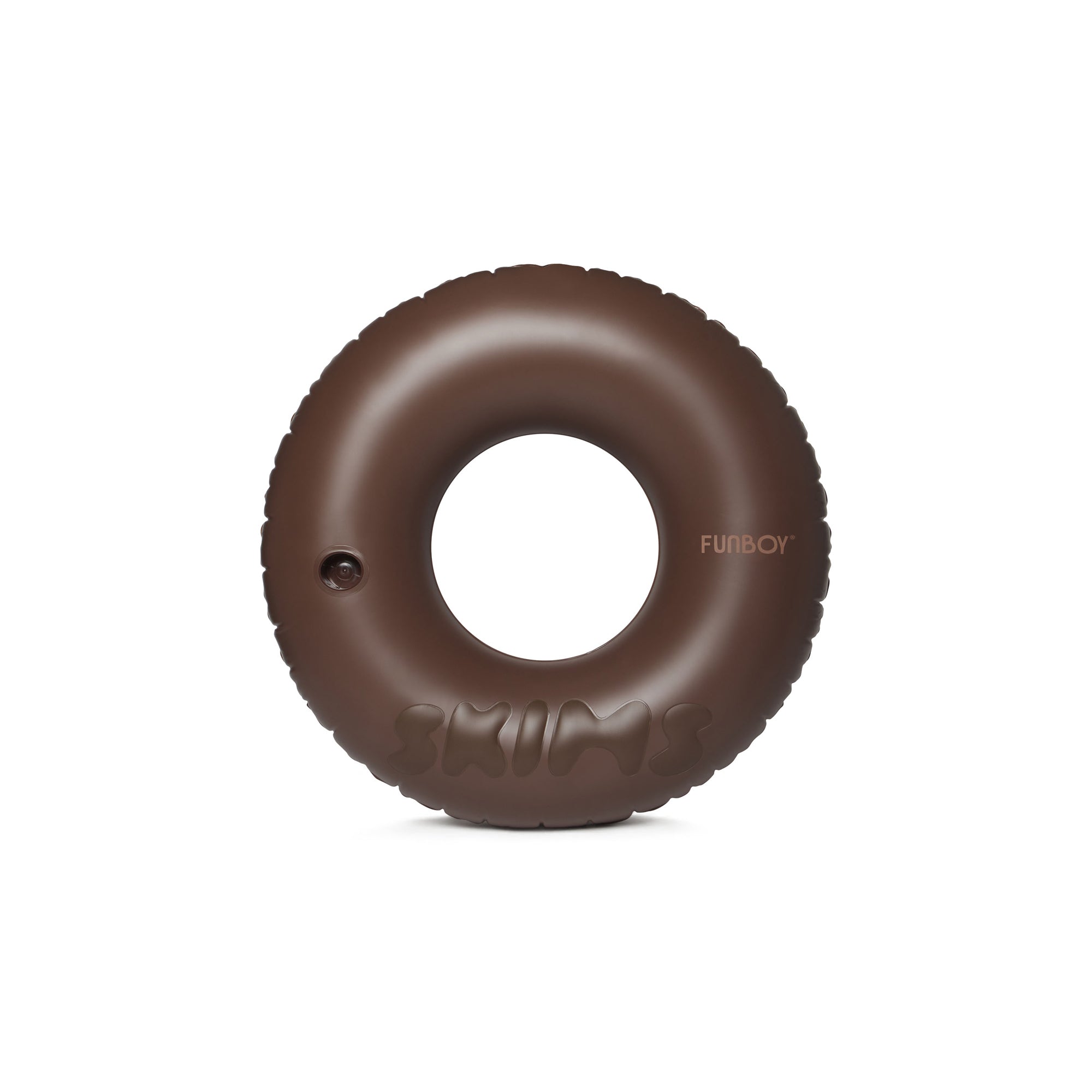 FUNBOY X SKIMS EMBOSSED TUBE FLOAT | COCOA