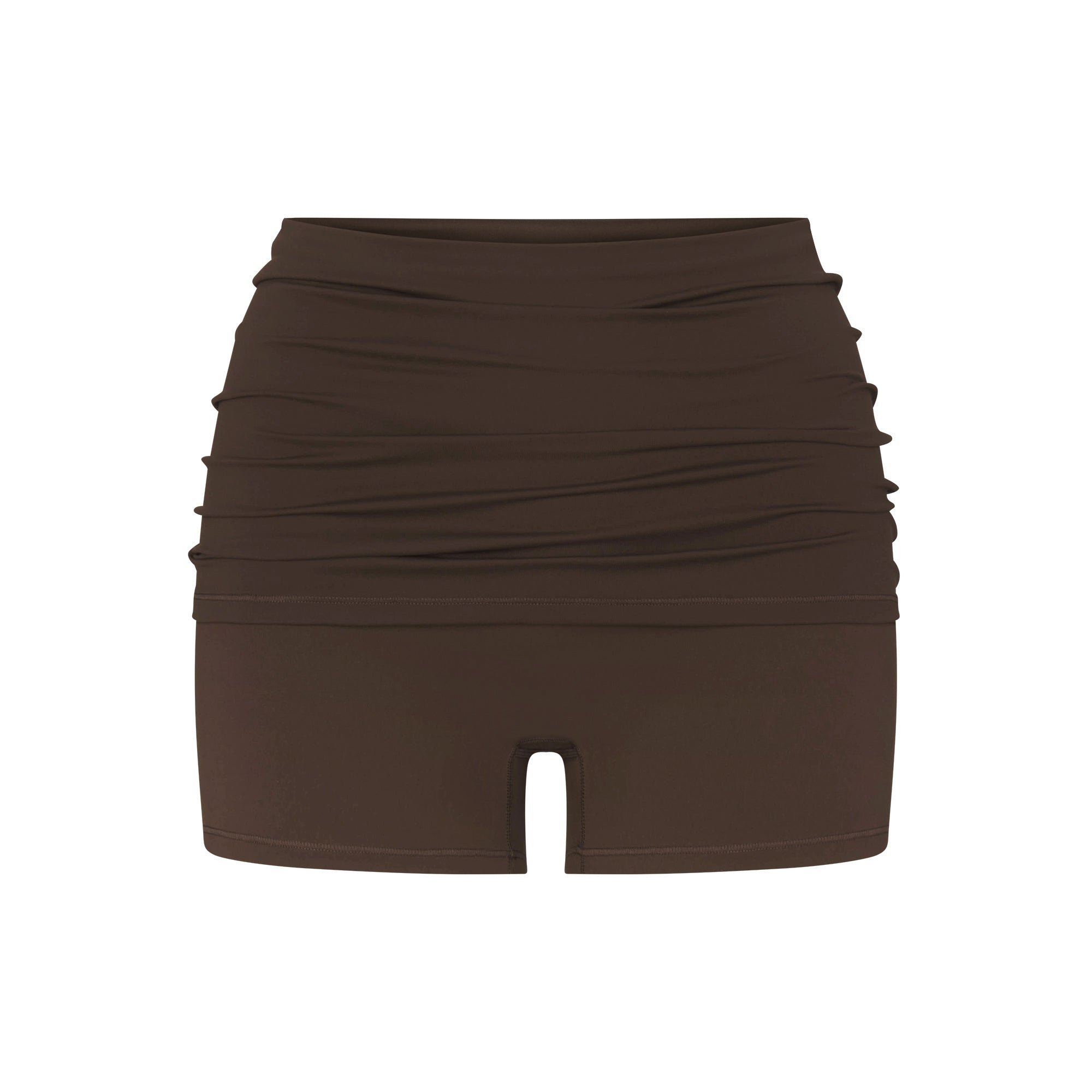 NikeSKIMS MATTE 3 FOLDOVER SHORT | DARK SEPIA