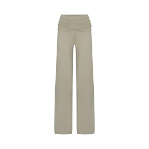 NikeSKIMS STRETCH KNIT FOLDOVER WIDE LEG PANT | DUNE