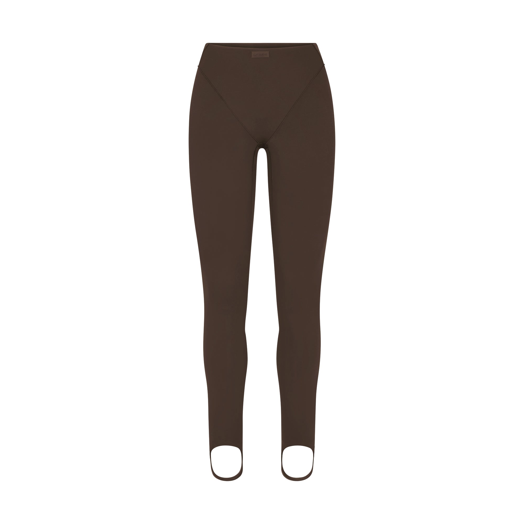 NikeSKIMS MATTE V-LINE STIRRUP LEGGING | DARK SEPIA
