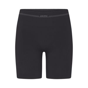 NikeSKIMS RIBBED SEAMLESS 5 BIKER SHORT | OBSIDIAN