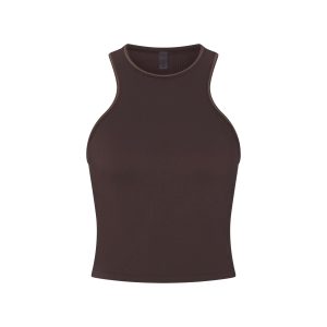 NikeSKIMS RIBBED SEAMLESS RACER FRONT TANK | PHOENIX