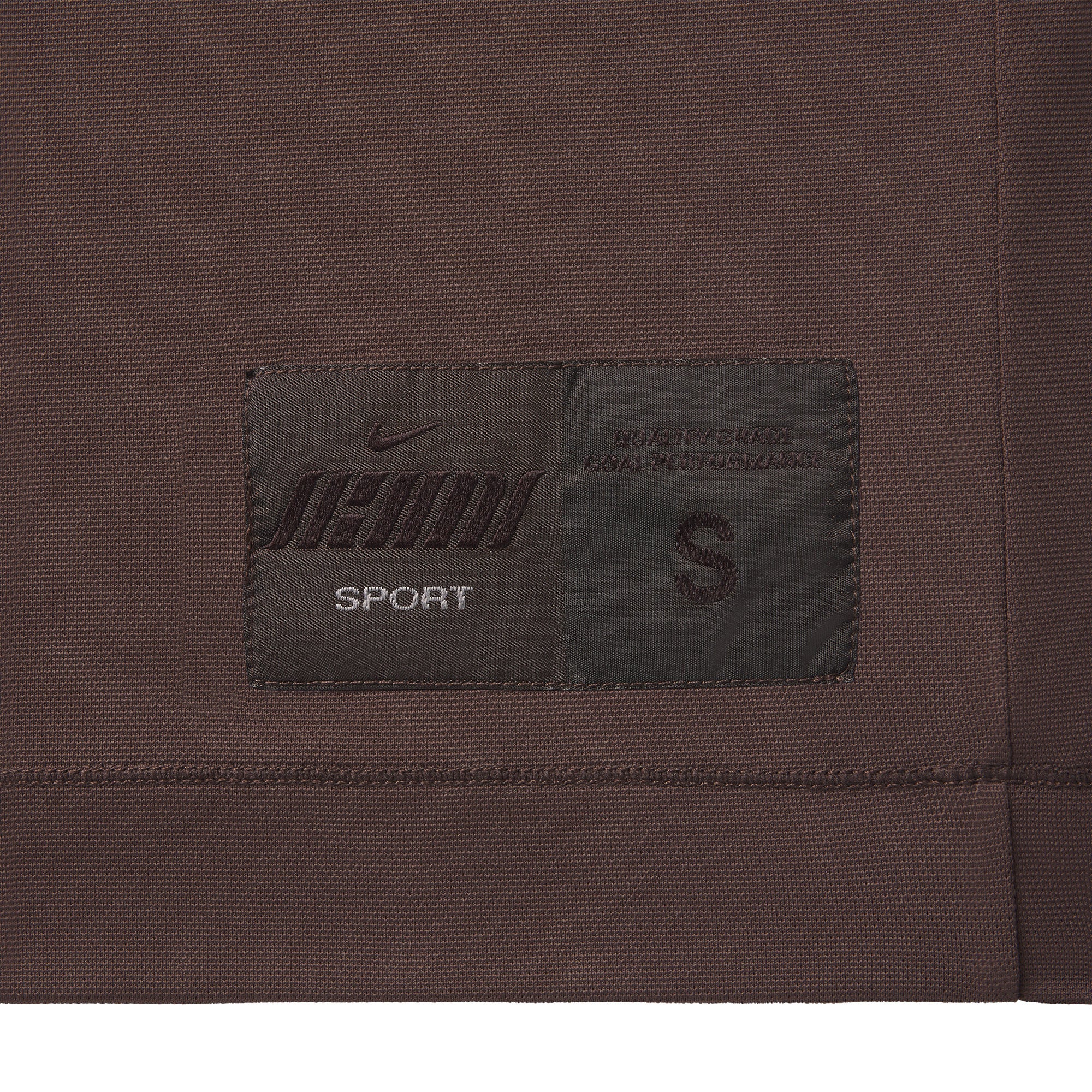 NikeSKIMS AIRY V-NECK OVERSIZED LONG SLEEVE TOP | DARK SEPIA - Image 5