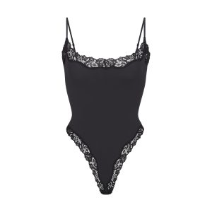 FITS EVERYBODY LACE CAMI BODYSUIT | ONYX