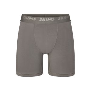 SKIMS STRETCH MENS 5 BOXER BRIEF | GUNMETAL