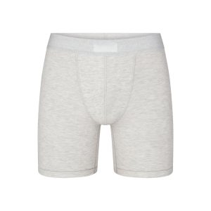 SKIMS COTTON MENS 5 BOXER BRIEF | LIGHT HEATHER GREY